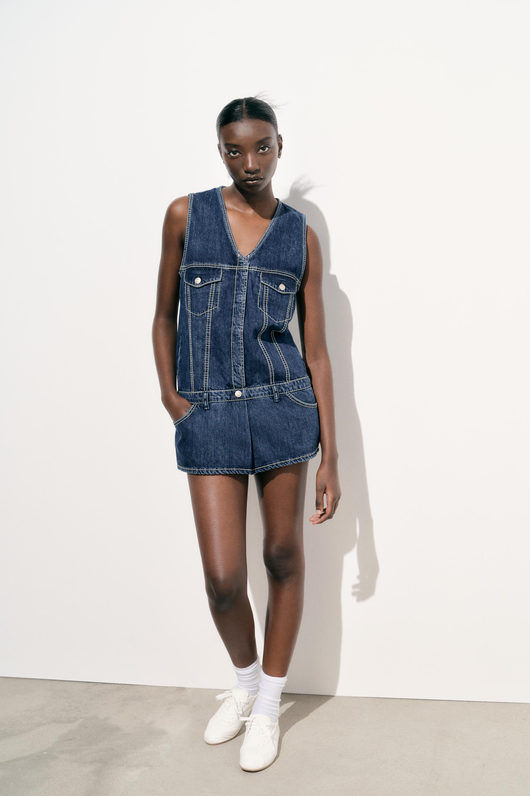 Compare TRF DENIM JUMPSUIT DRESS | Mall of America Compare TRF DENIM JUMPSUIT DRESS | Mall of America