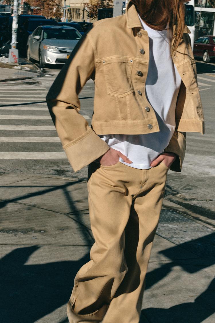 TRF COLORED DENIM JACKET