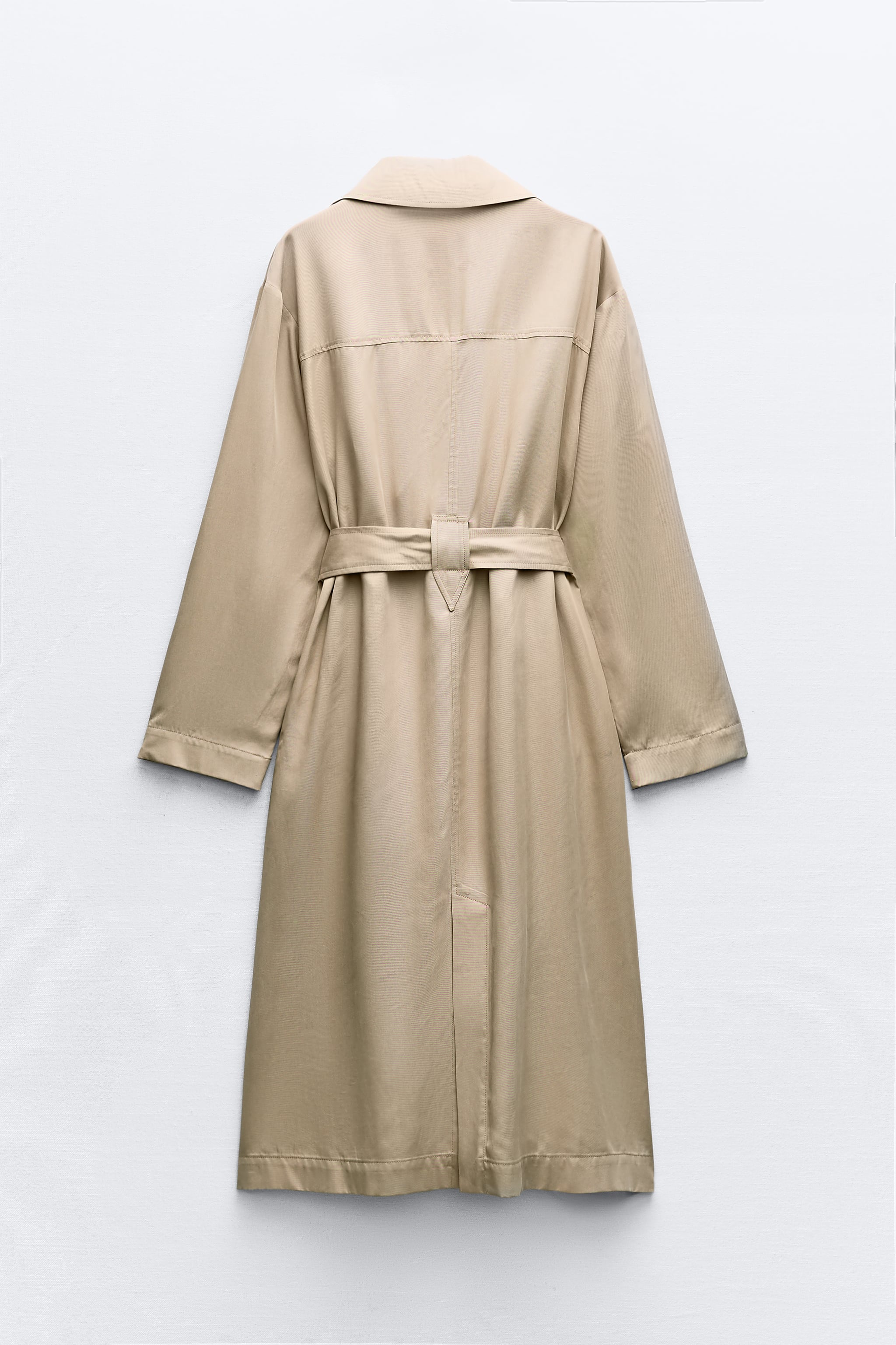 BELTED LONG TRENCH COAT
