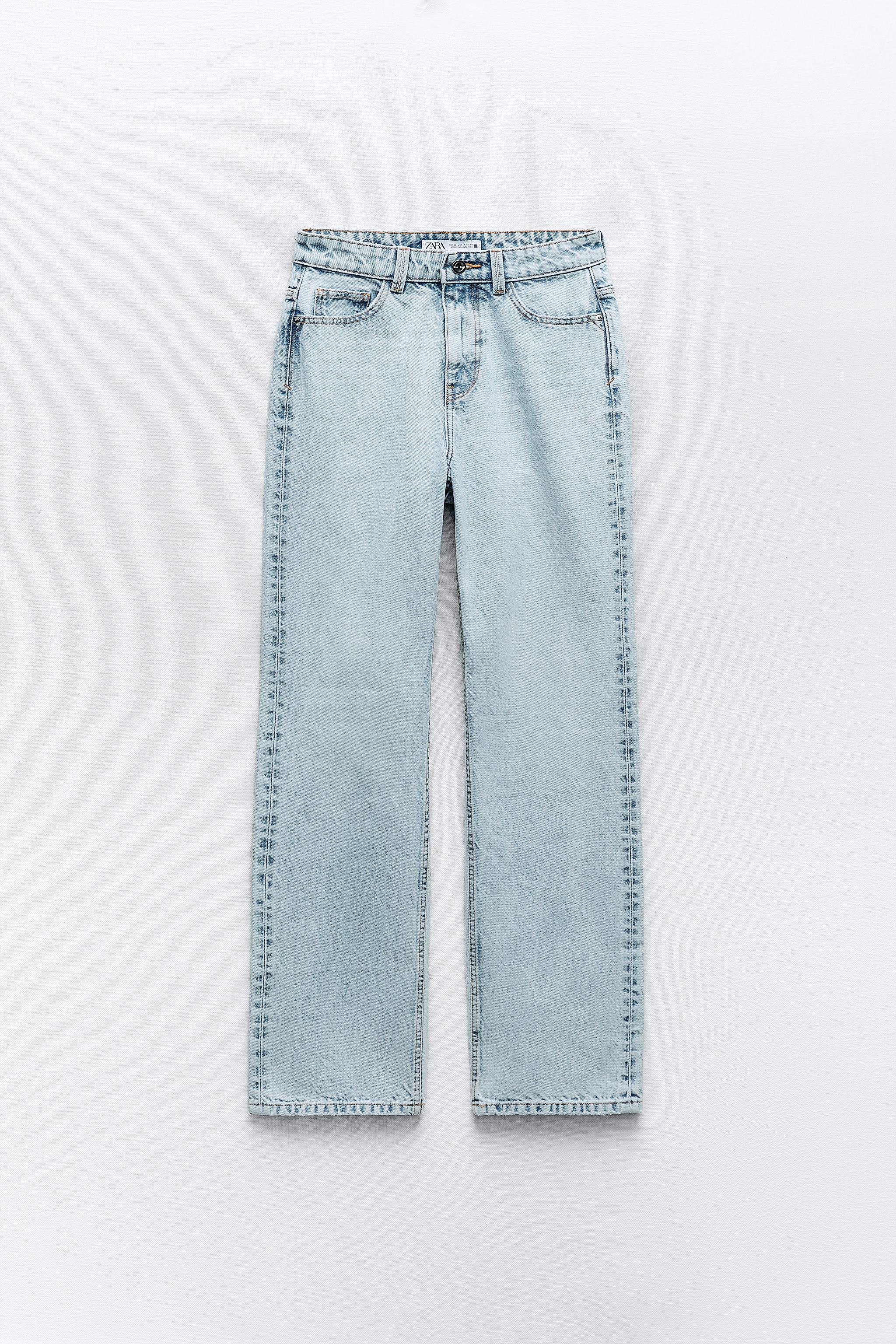 Zara HIGH-WAISTED FULL LENGTH Z1975 STRAIGHT LEG JEANS Zara HIGH-WAISTED FULL LENGTH Z1975 STRAIGHT LEG JEANS