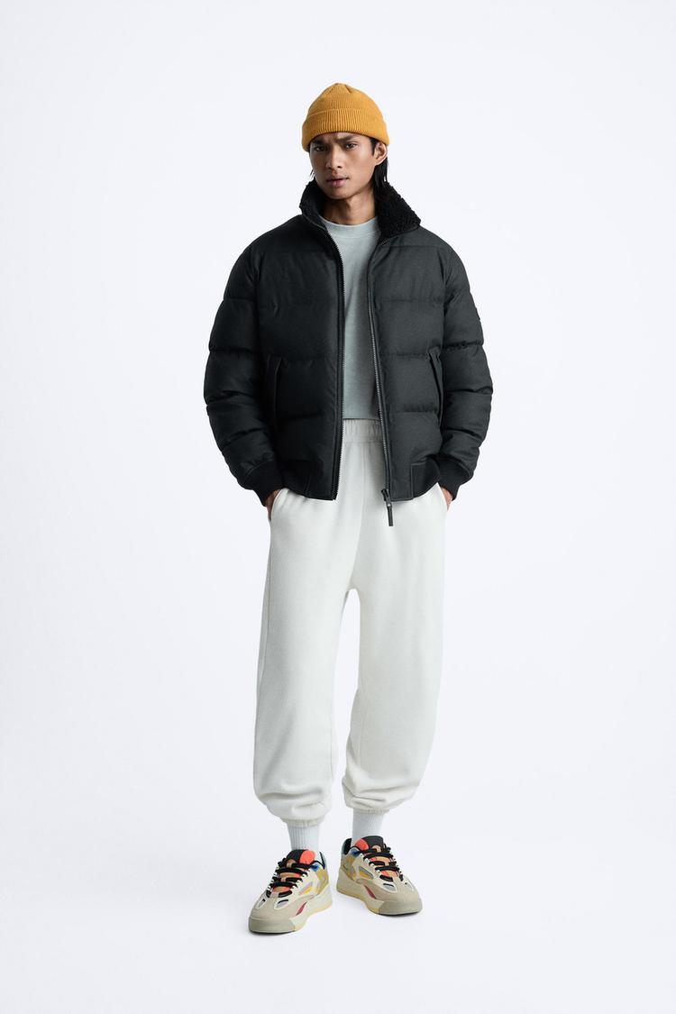 RUBBERISED PUFFER JACKET