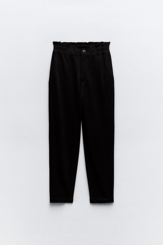 joustavavy-t-r-iset-paperipussihousut-black-zara-suomi-finland
