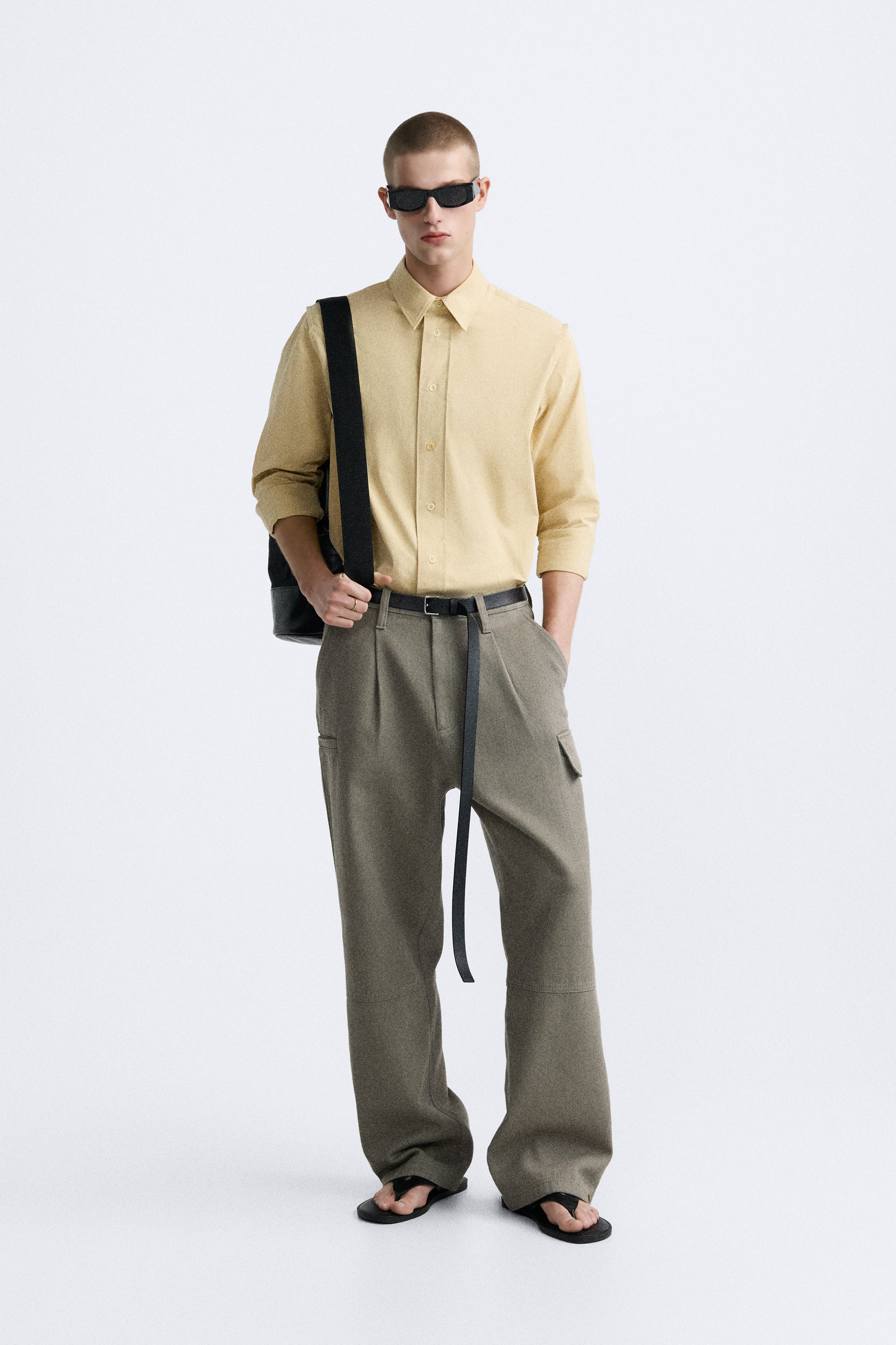 STRAIGHT FIT CARGO PANTS
