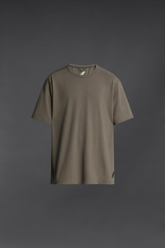 STRETCH WORKOUT TSHIRT Mink ZARA United States