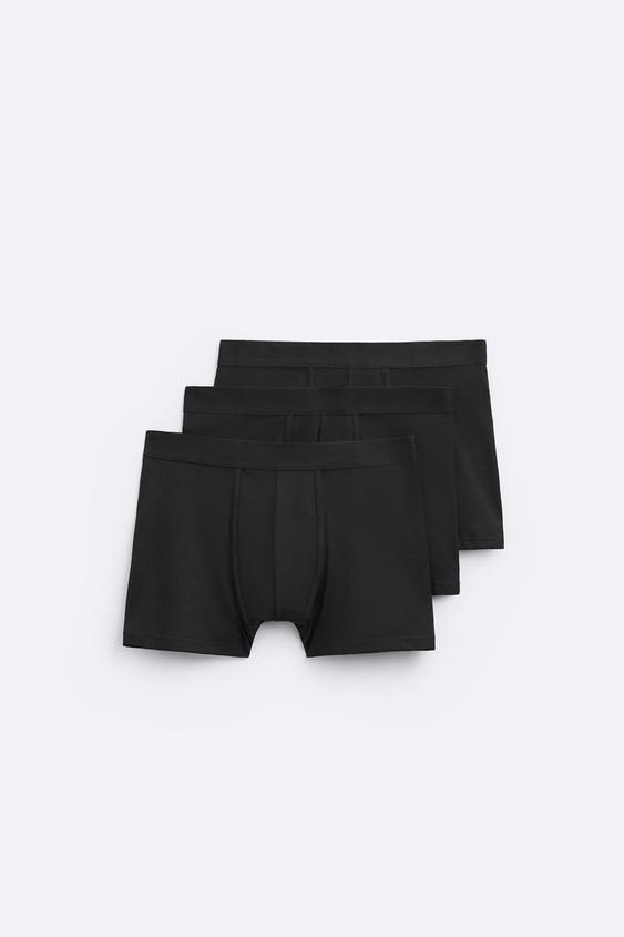 3PACK OF BASIC BOXERS Black ZARA New Zealand