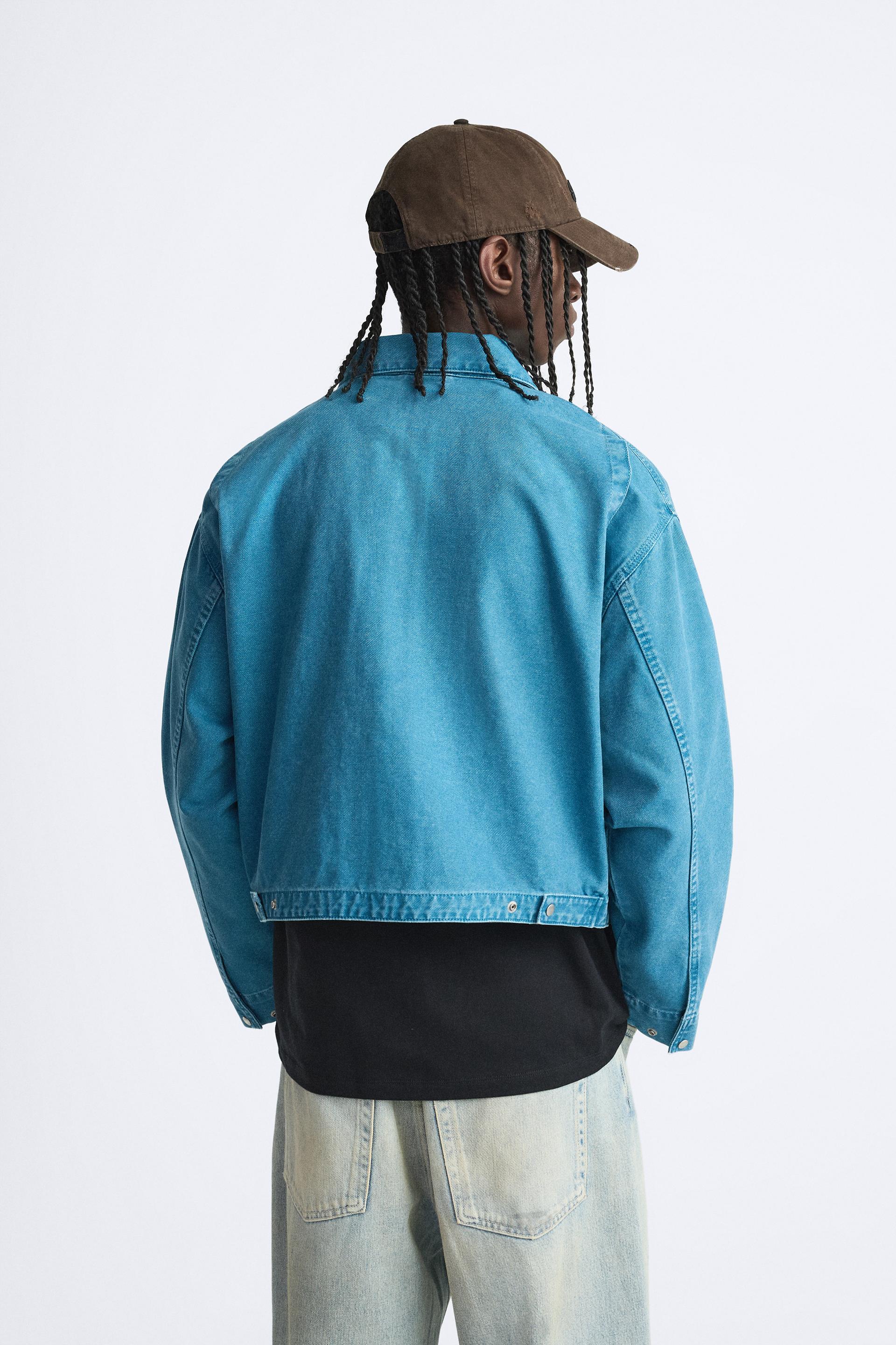 Boxy Jacket Zara Boxy Fit Denim Jacket International Shipping