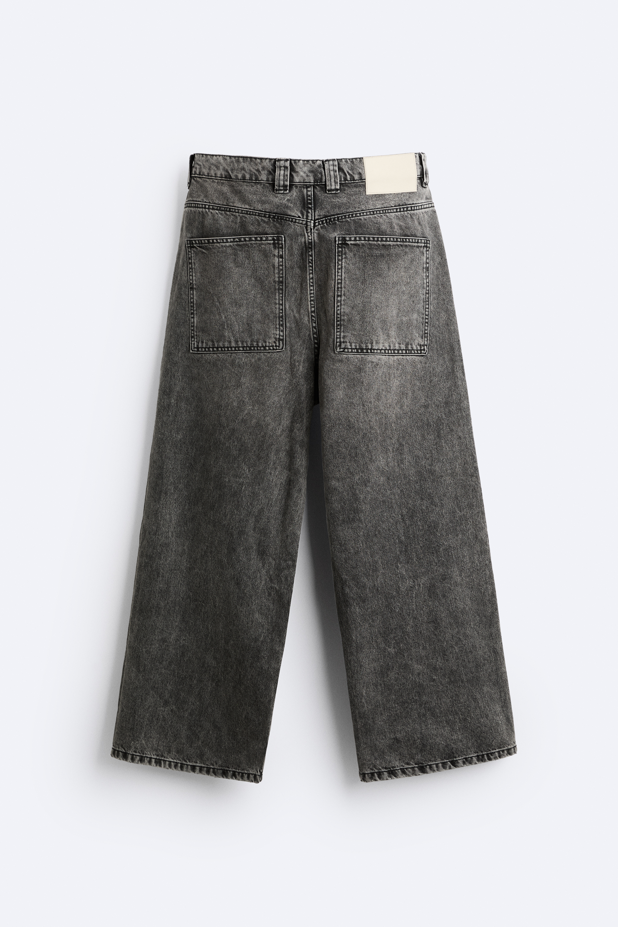 SEAMED BAGGY JEANS