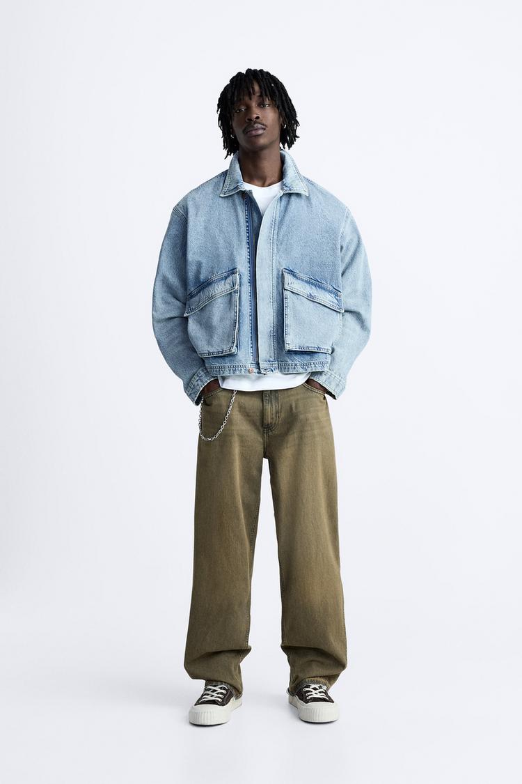 CROPPED FIT DENIM JACKET