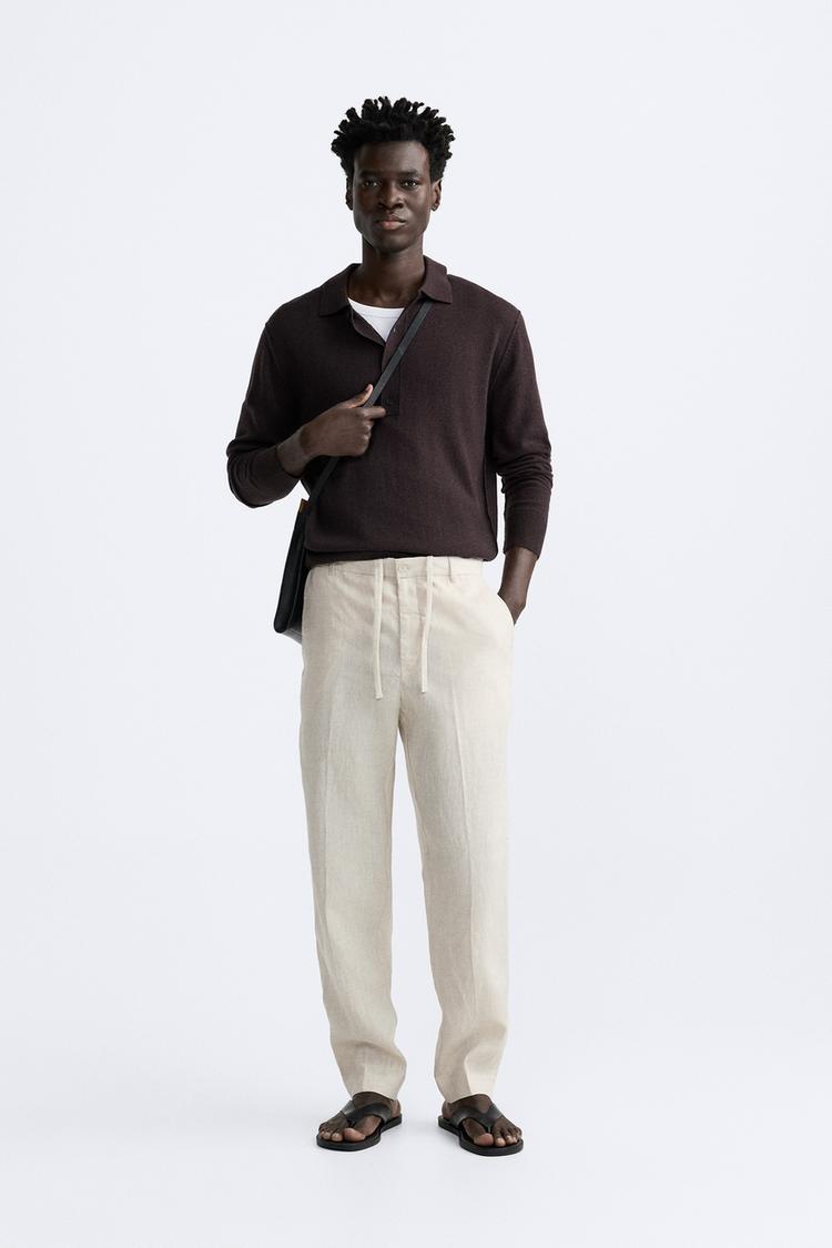 LINEN PANTS IN 100% LINEN