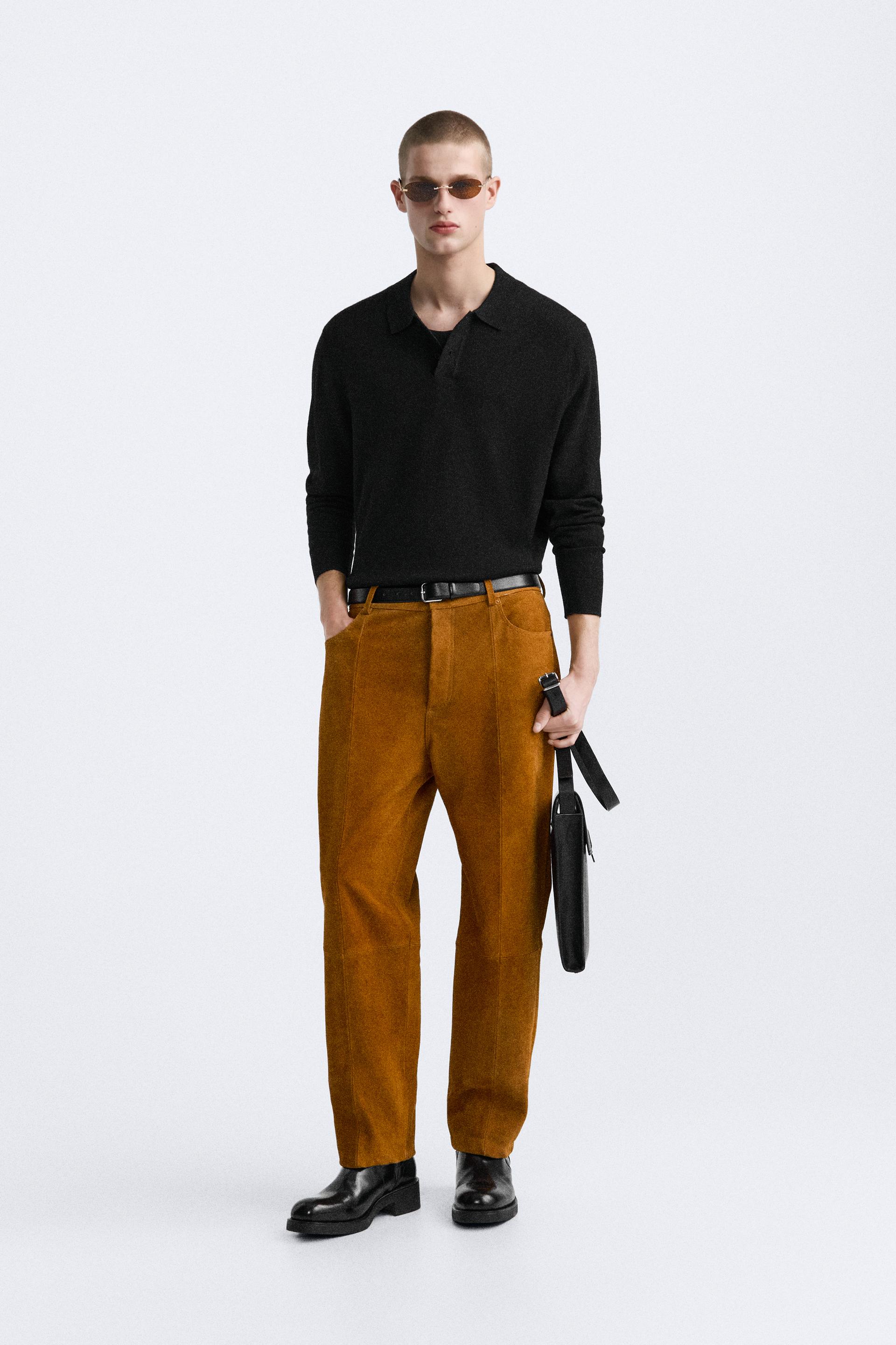 POLO PUNTO MEZCLA LANA MERINO Negro ZARA México