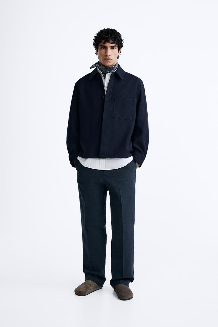 CROPPED OVERSHIRT