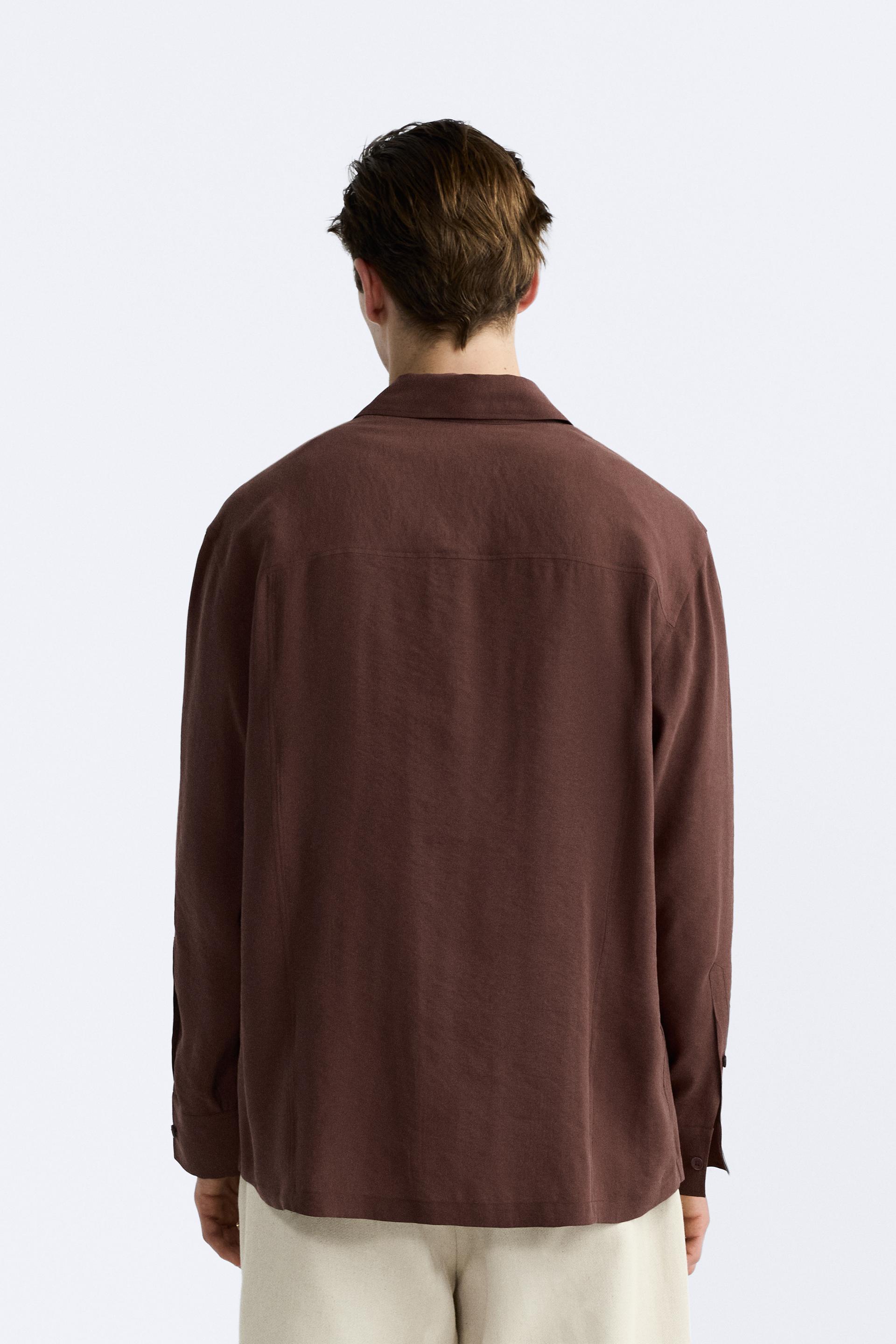 Modal Blends Zara Modal Blend Shirt International Shipping