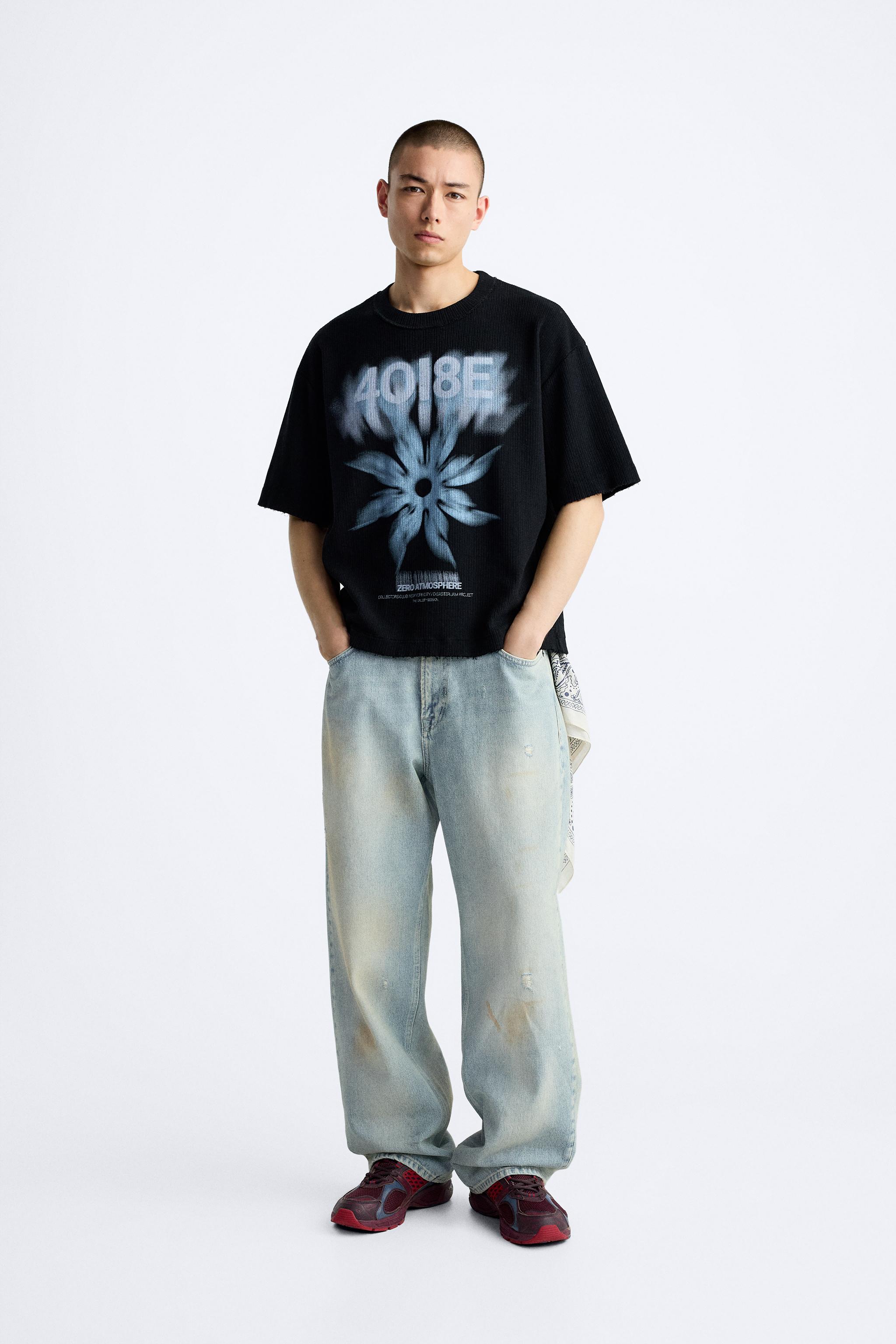 Zara PRINTED KNIT T-SHIRT | Mall of America®