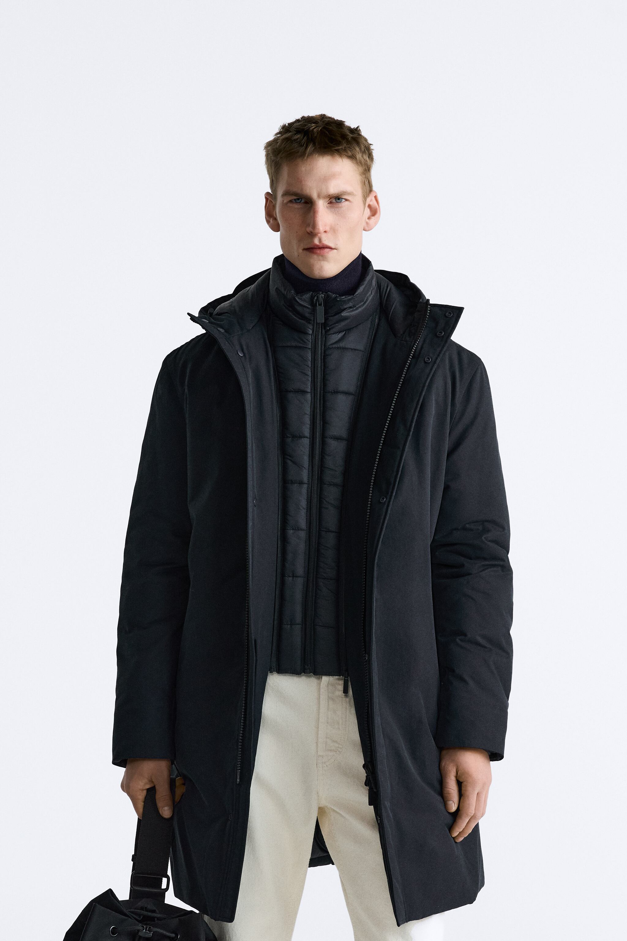 REMOVABLE COLLAR PUFFER PARKA