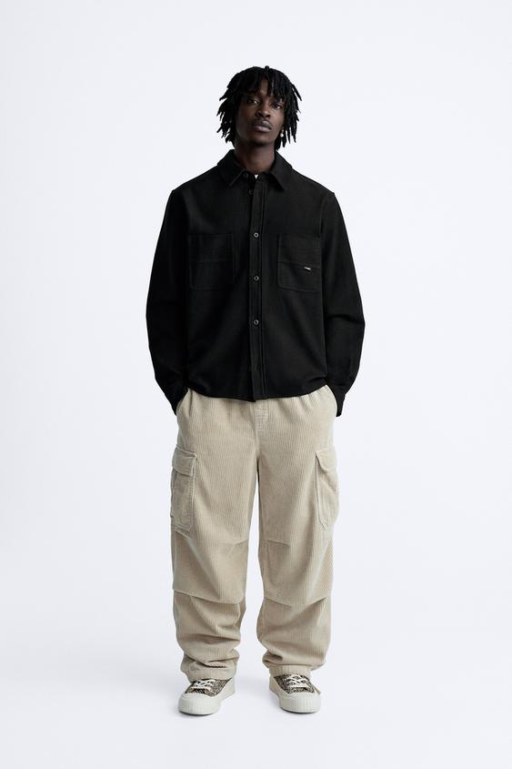 FLANNEL SHIRT Black ZARA United States