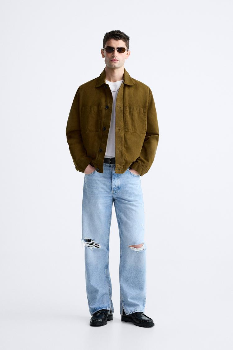 WAXED EFFECT JACKET