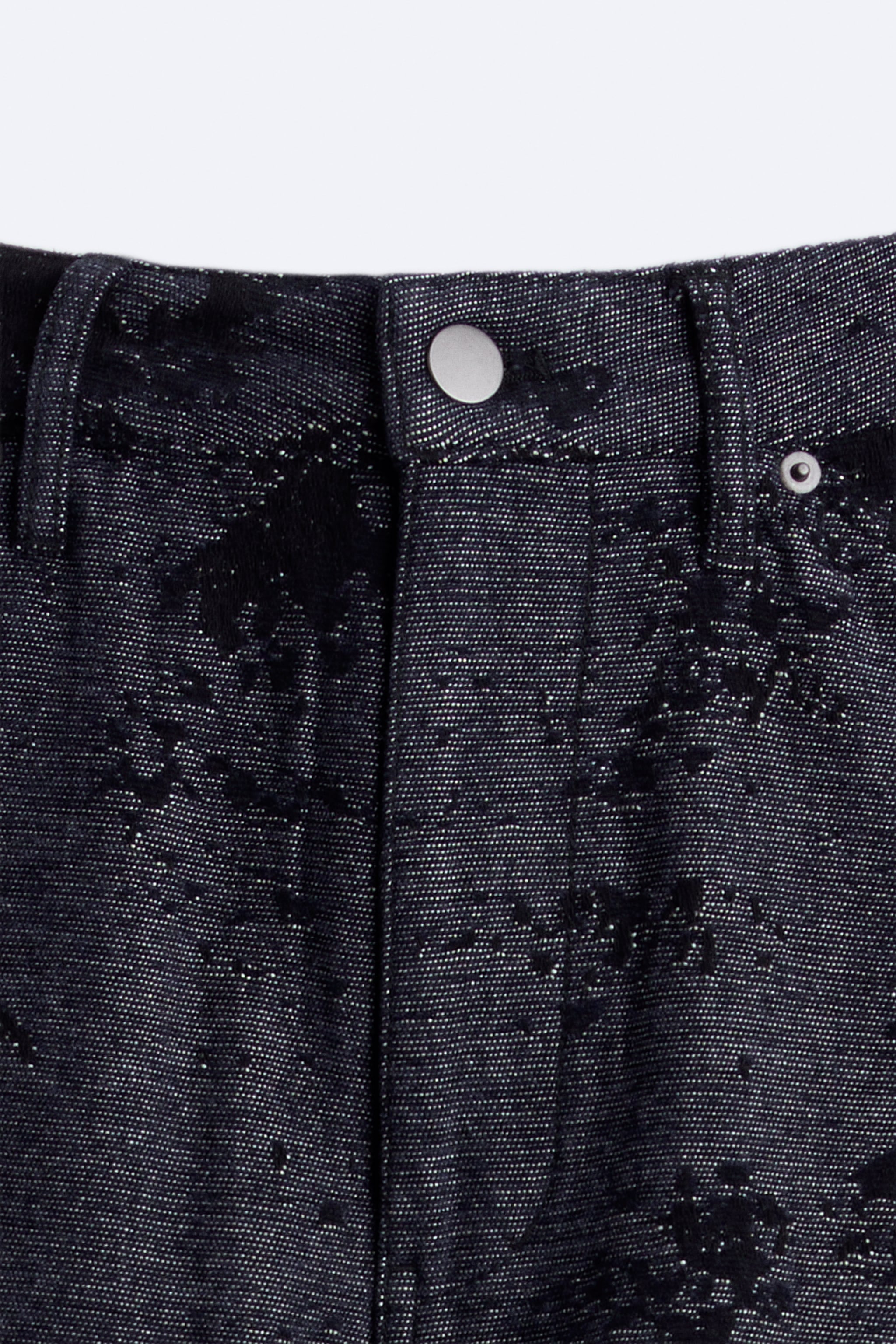 ABSTRACT JACQUARD JEANS