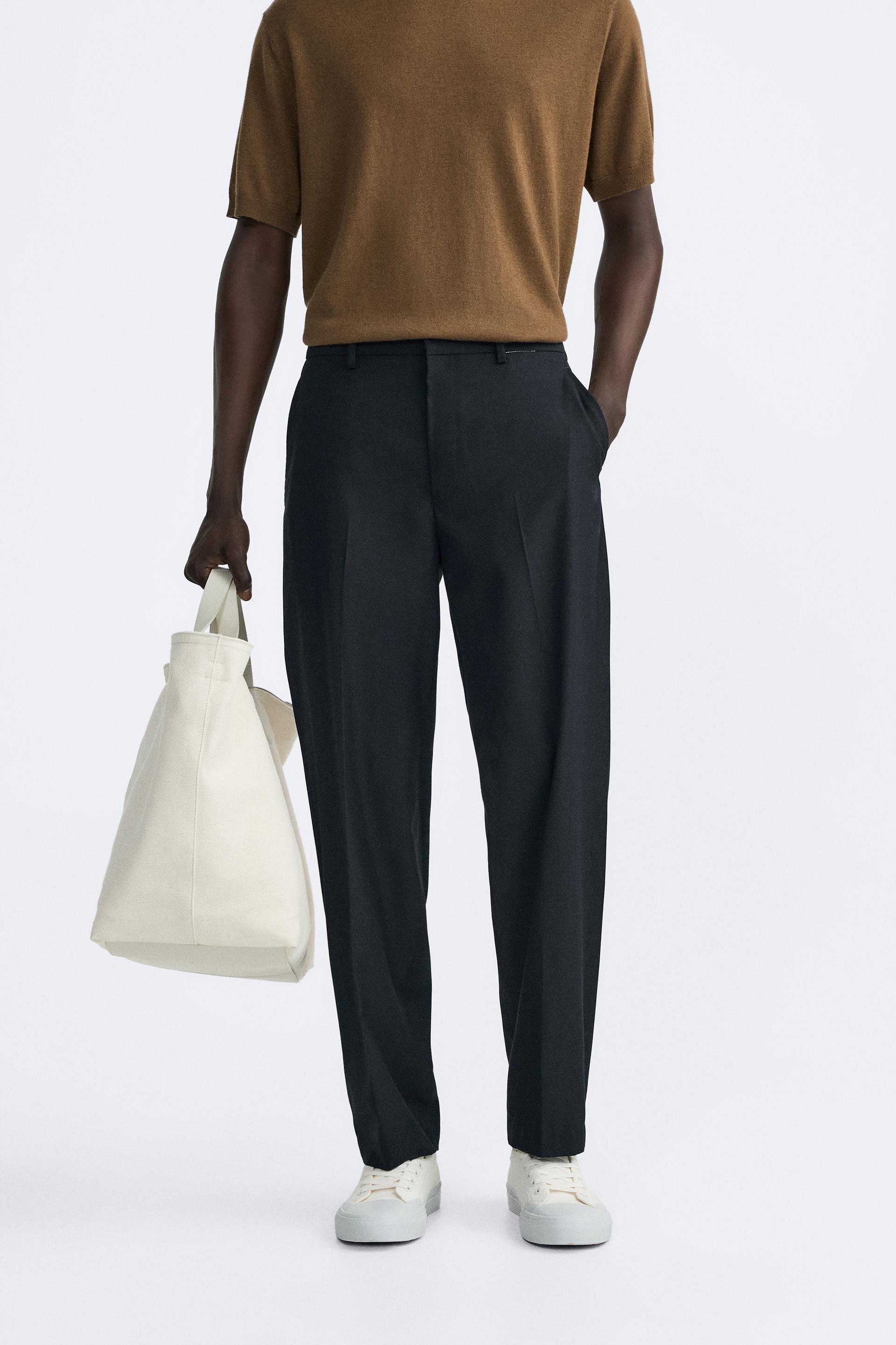 Zara Textured Pants International Shipping zara-textured-pants-international-shipping