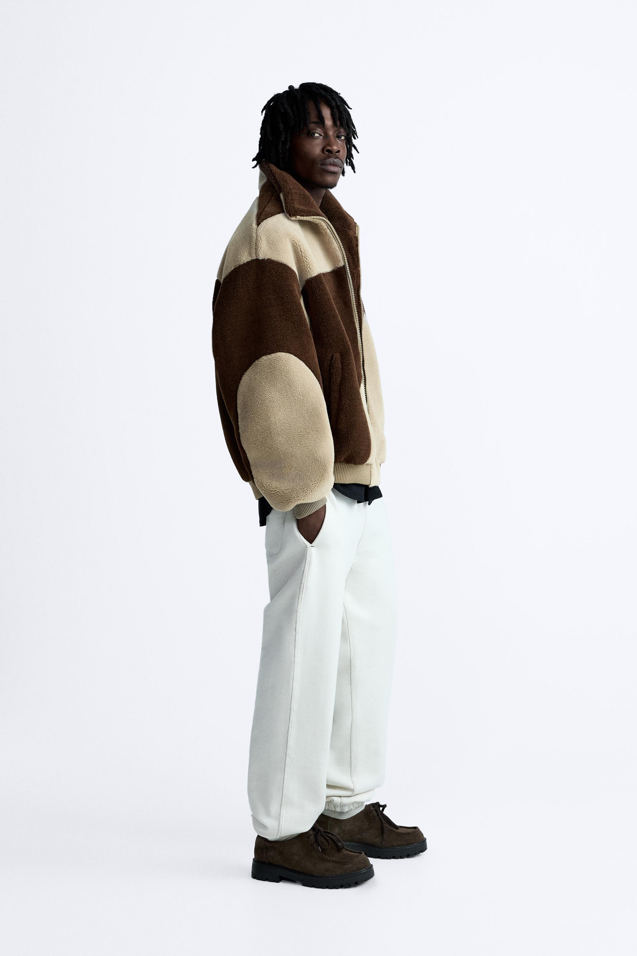 Zara BLOCK COLOR FAUX SHEARLING JACKET | Mall of America® Zara BLOCK COLOR FAUX SHEARLING JACKET | Mall of America®