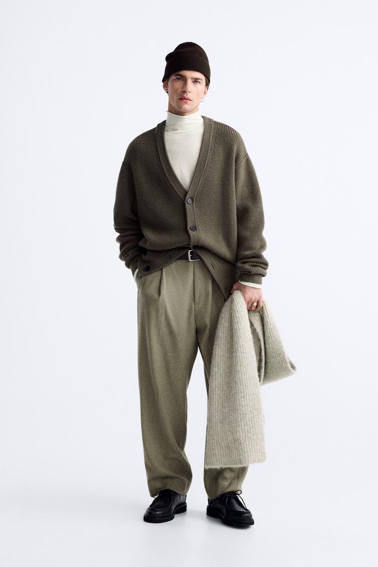 WOOL BLEND CARDIGAN