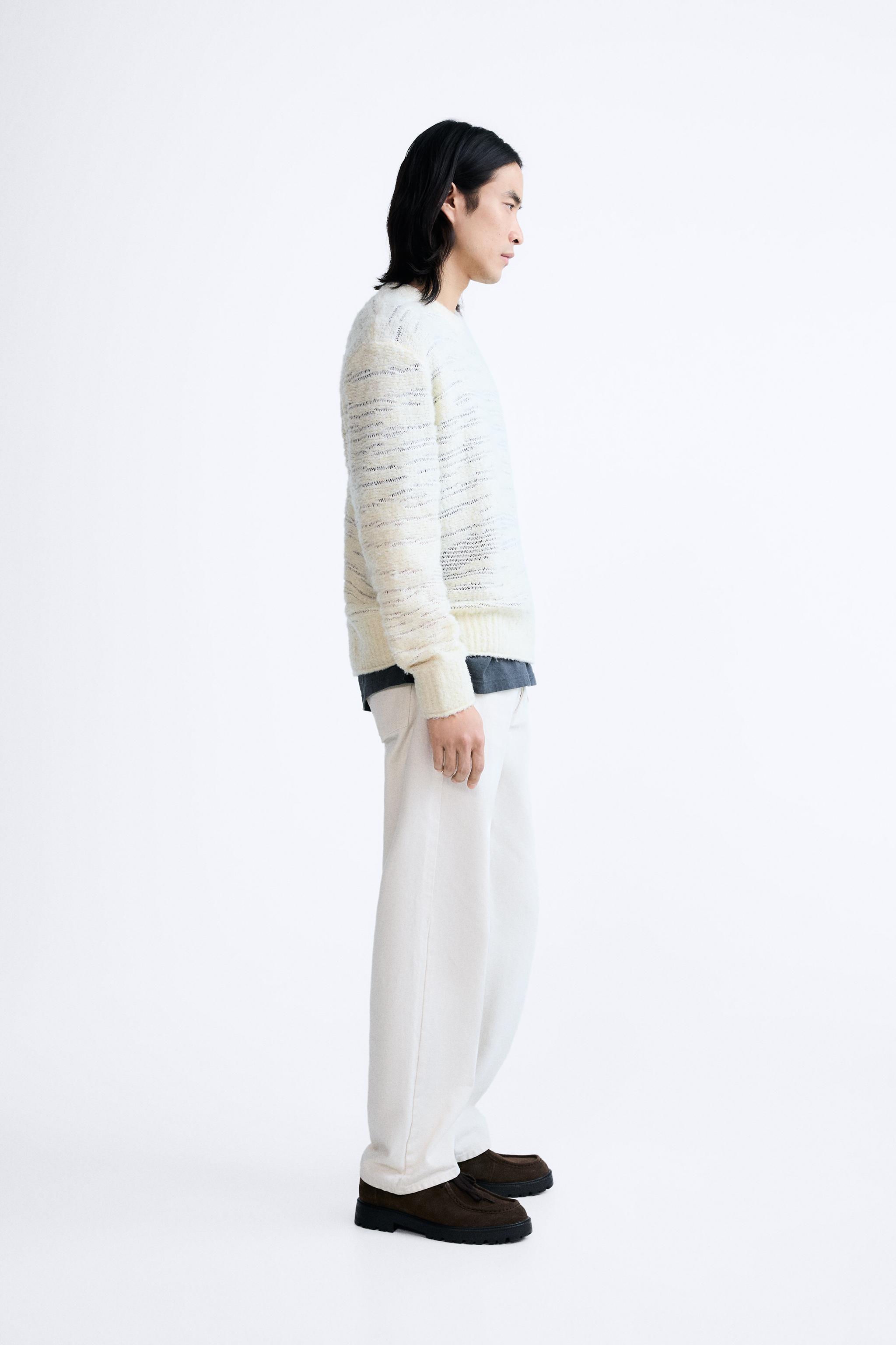 消費税無し TEXTURED Zara BOUCLÉ America® of Mall | SWEATER 防犯カメラ