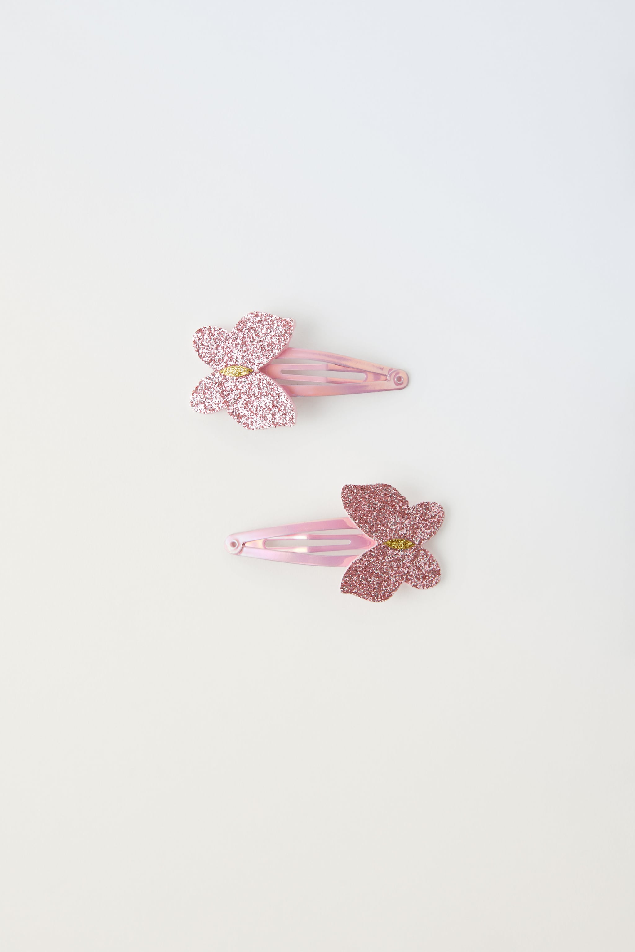 TWO PACK OF RHINESTONE BUTTERFLY CLIPS