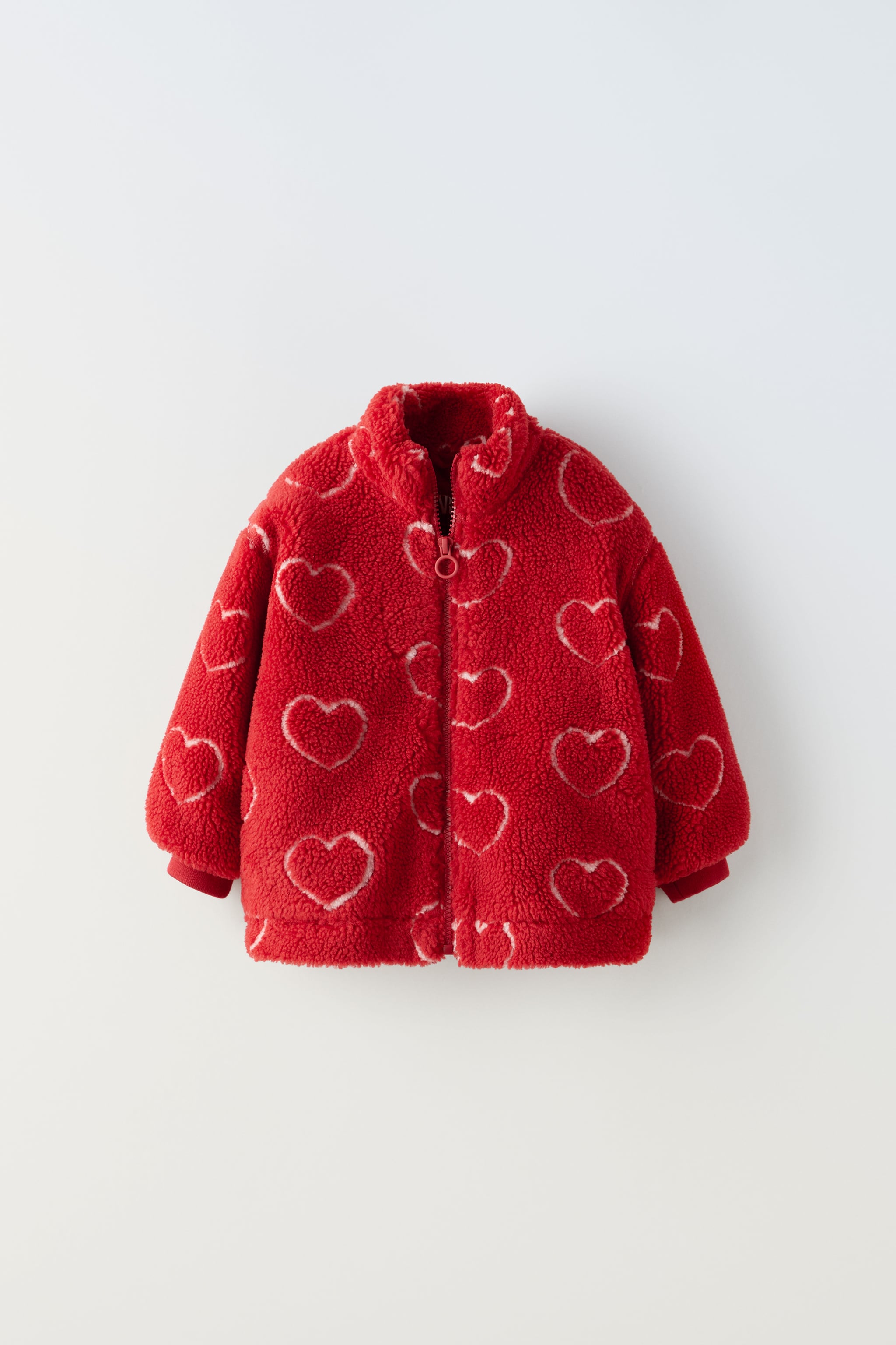 FAUX SHEARLING HEART JACKET SKI COLLECTION