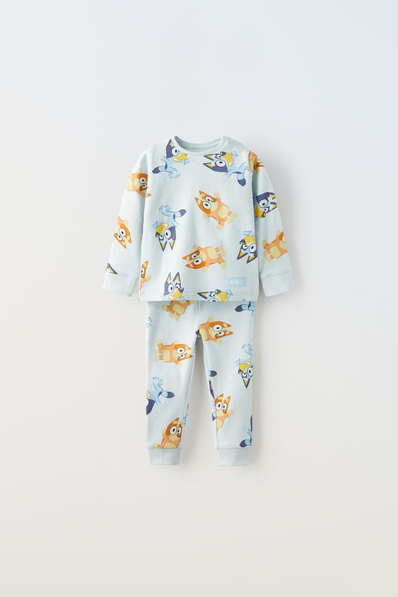 16 YEARS/ BLUEY © LUDO STUDIO PRINT PYJAMAS Blue ZARA Spain