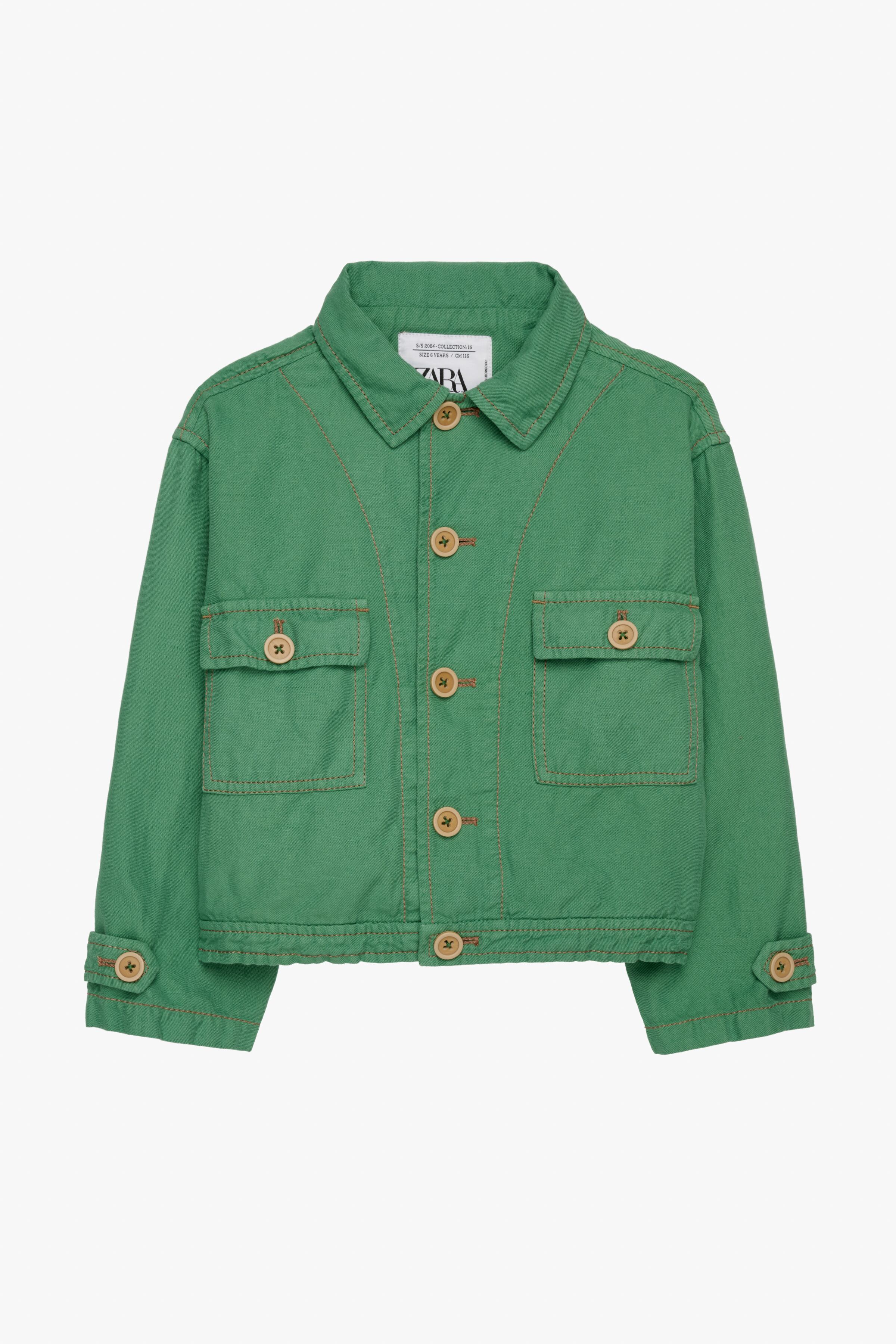 LINEN AND COTTON CARGO JACKET LIMITED EDITION