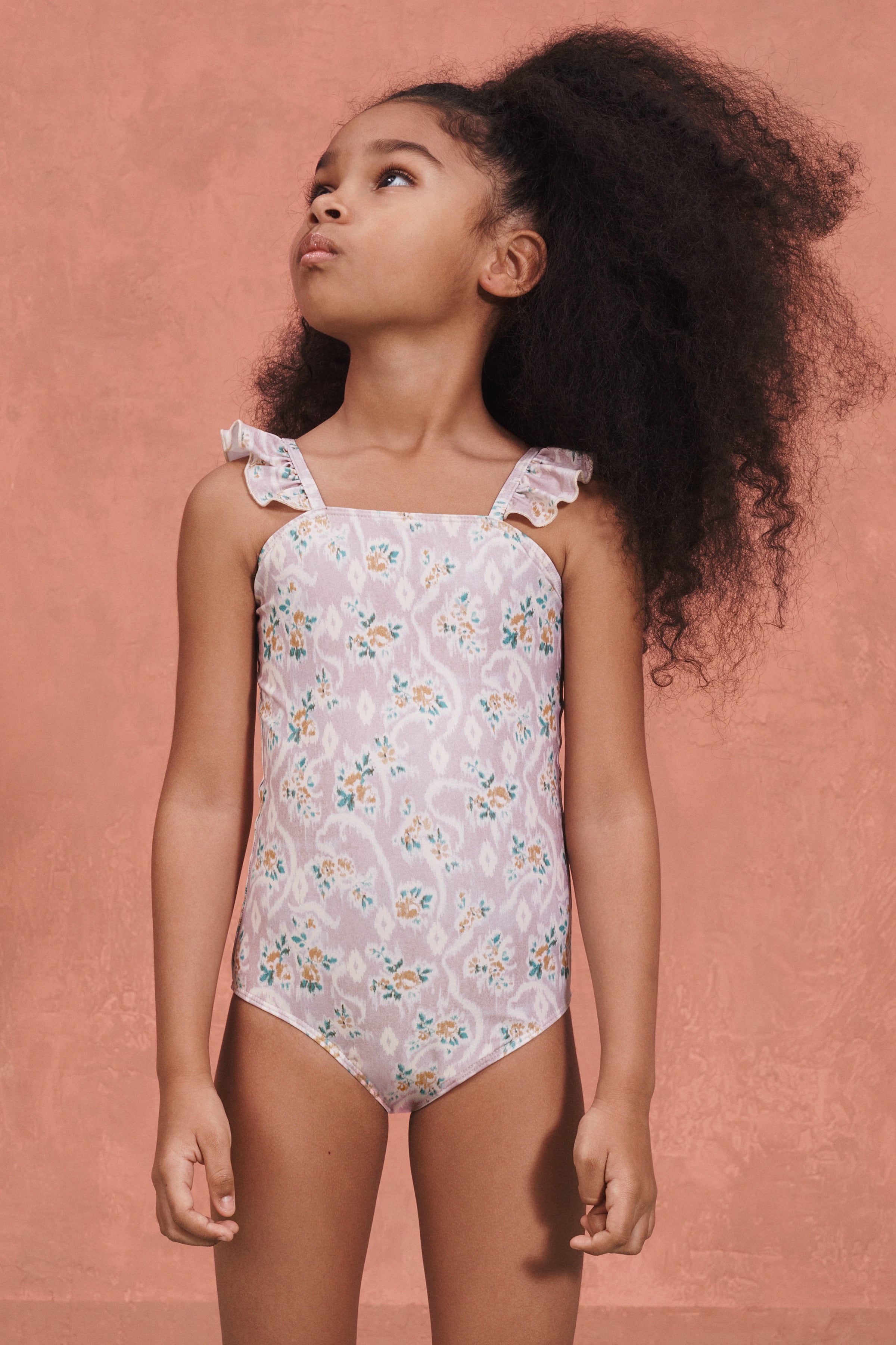 RUFFLED PRINTED SWIMSUIT LIMITED EDITION