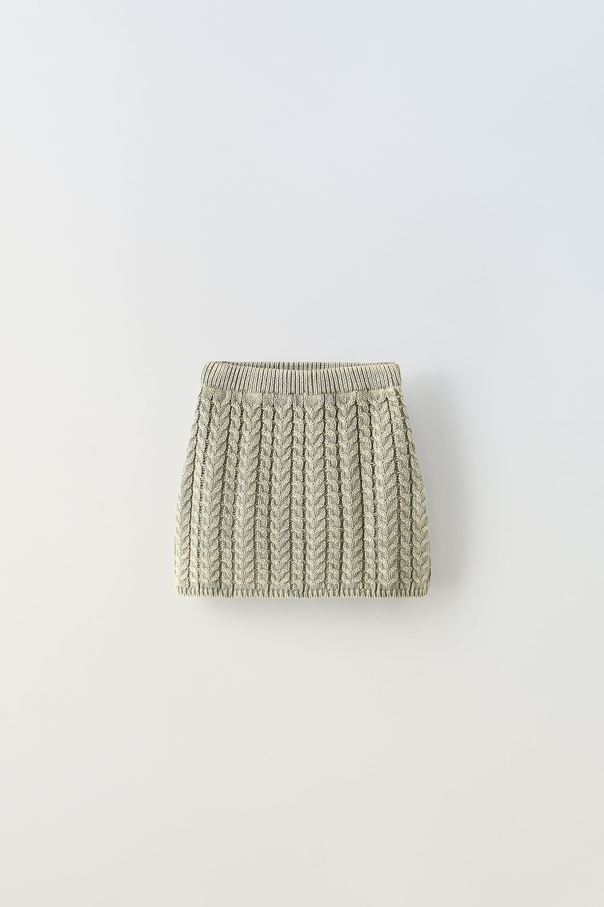 CABLE KNIT SKIRT