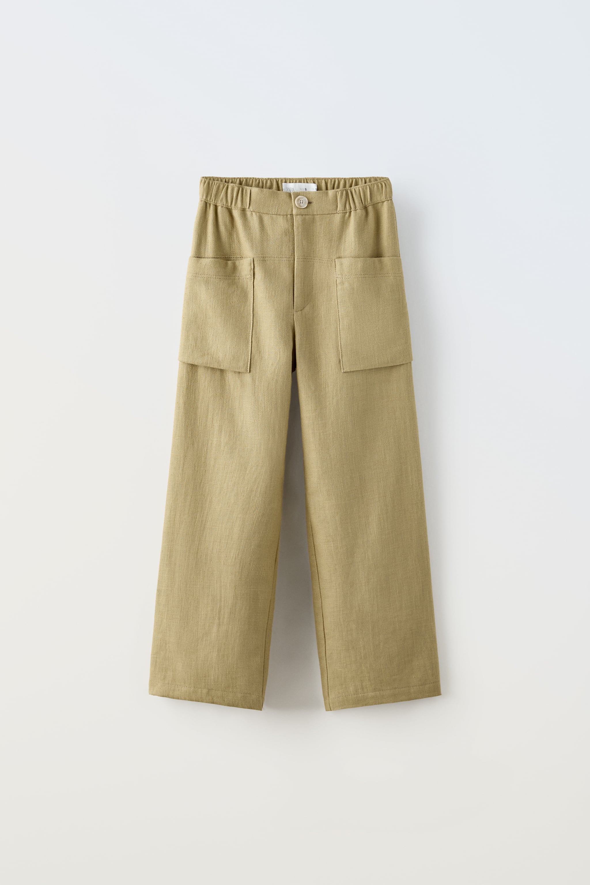 RAMIE BLEND PANTS WITH POCKETS