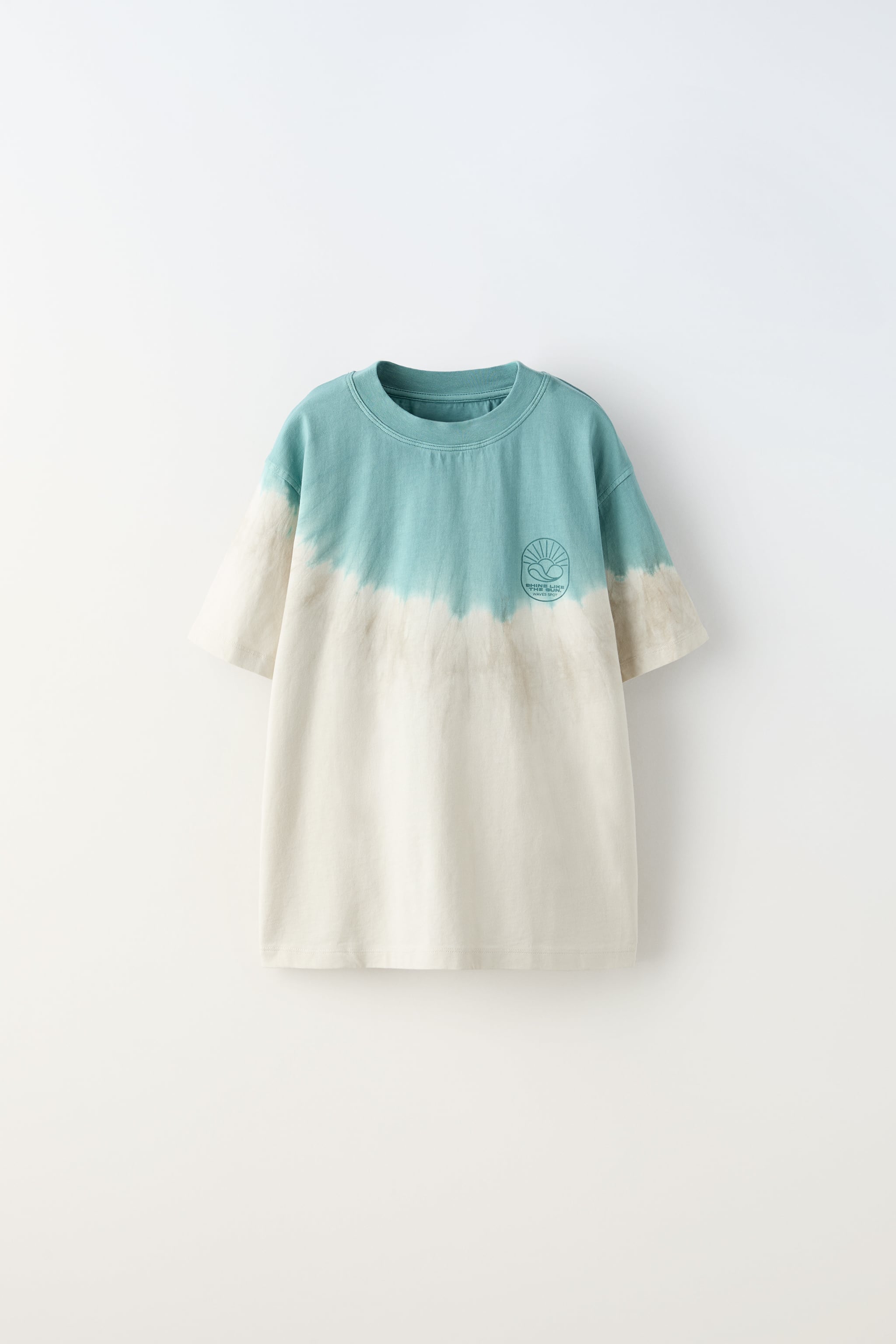 TIE DYE T-SHIRT WITH EMBROIDERY