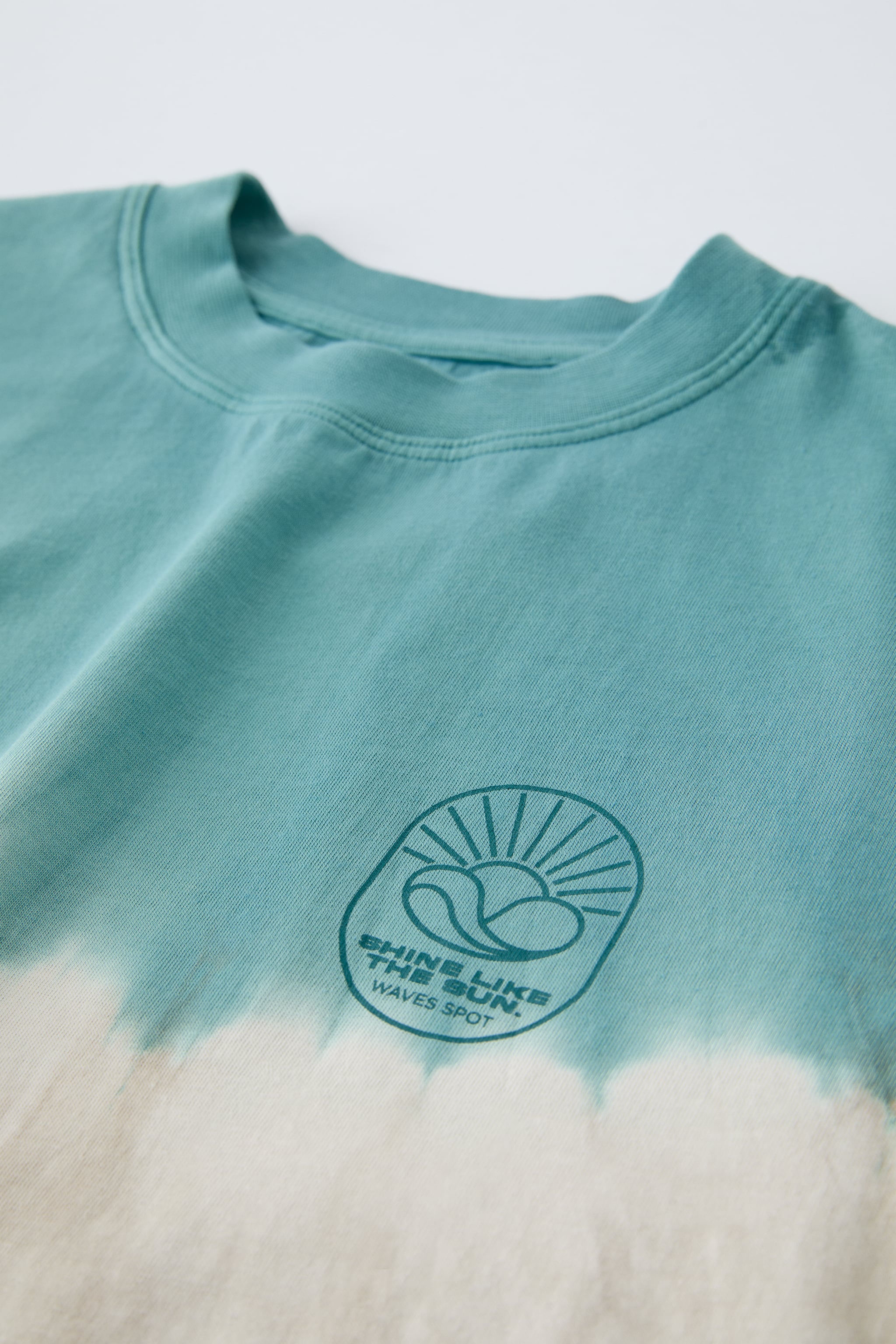 TIE DYE T-SHIRT WITH EMBROIDERY