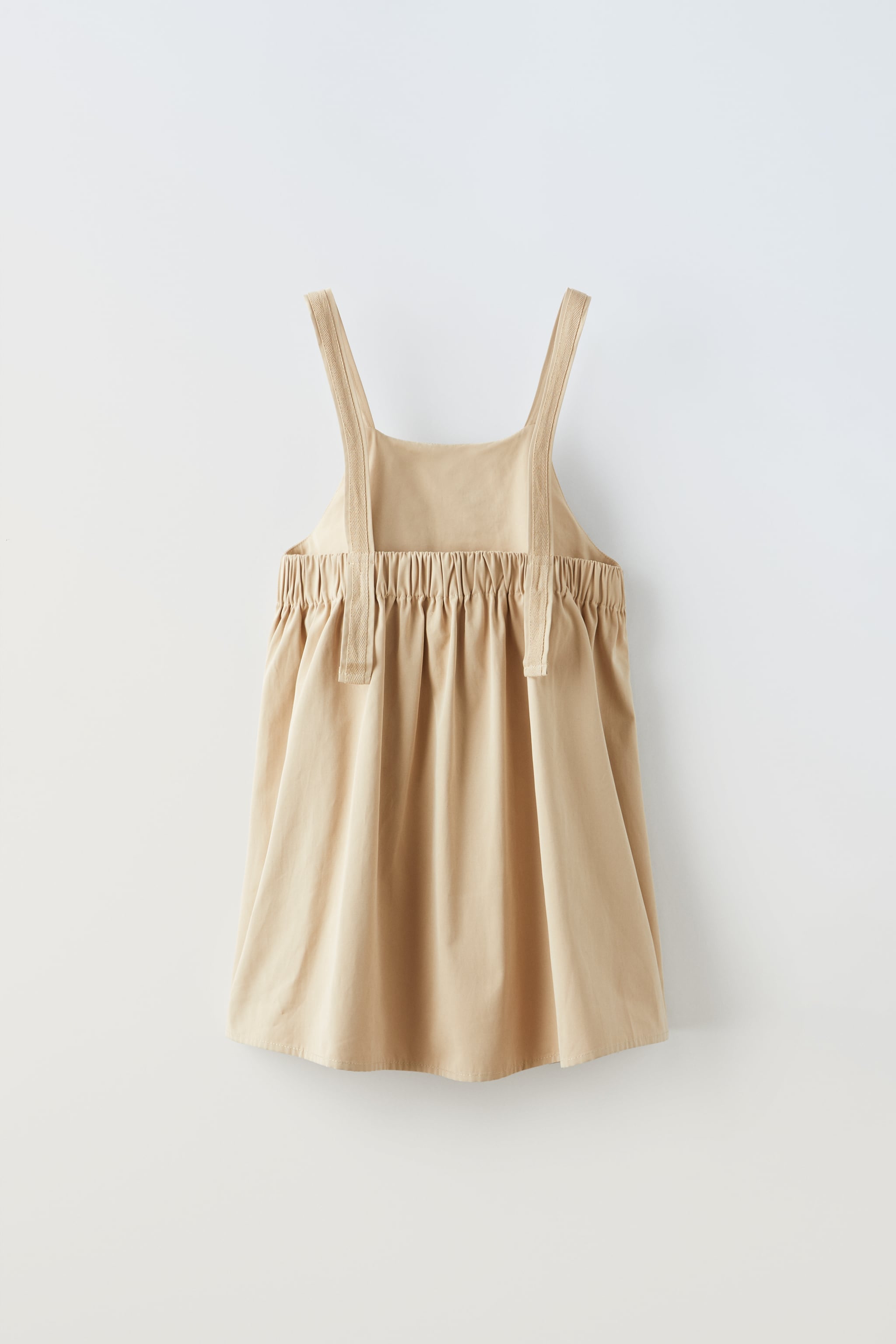 PANEL PLEATED PINAFORE DRESS