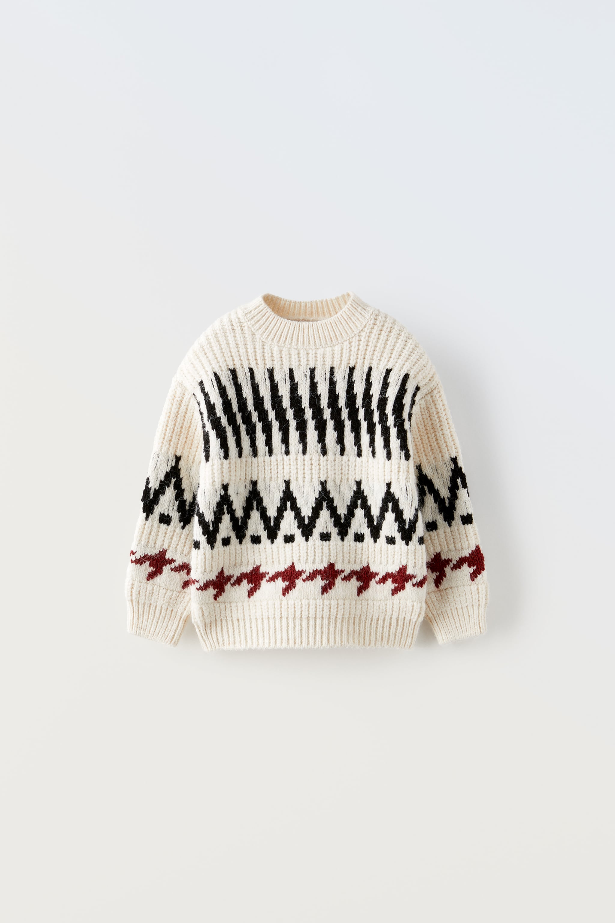 PRINTED KNIT SWEATER SKI COLLECTION
