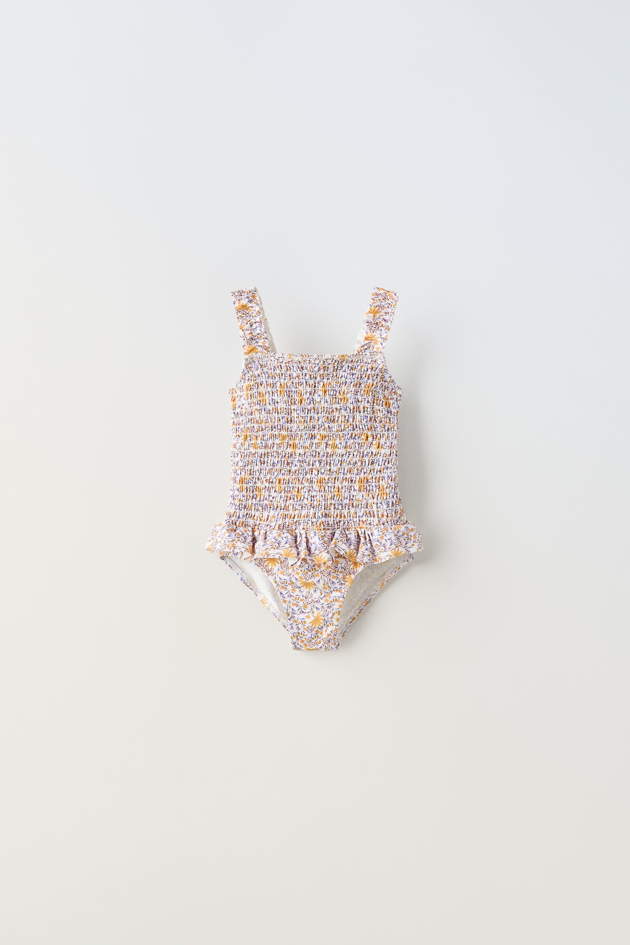 6 MONTHS - YEARS/ FLORAL SWIMSUIT
