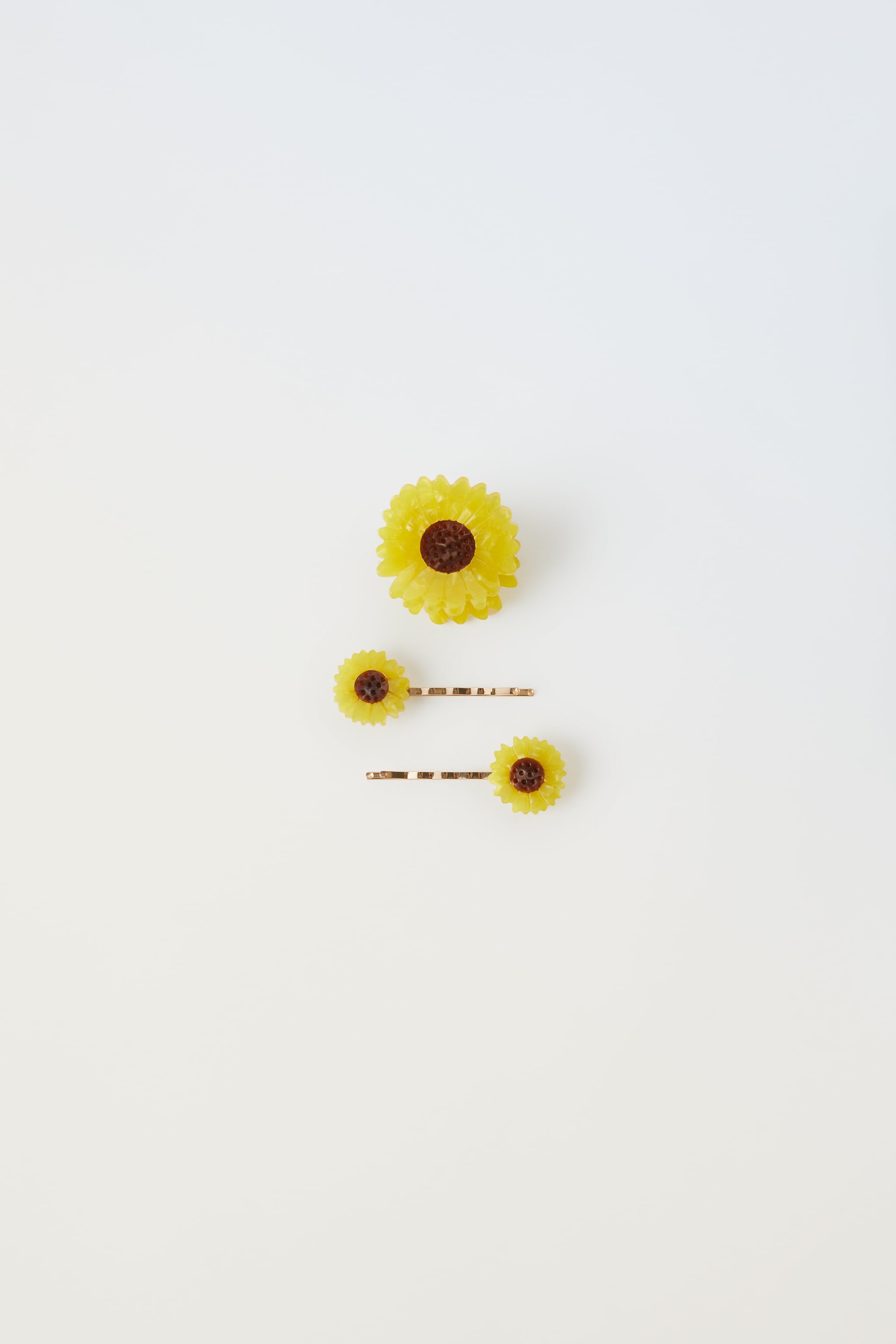 THREE-PACK OF SUNFLOWER CLIPS