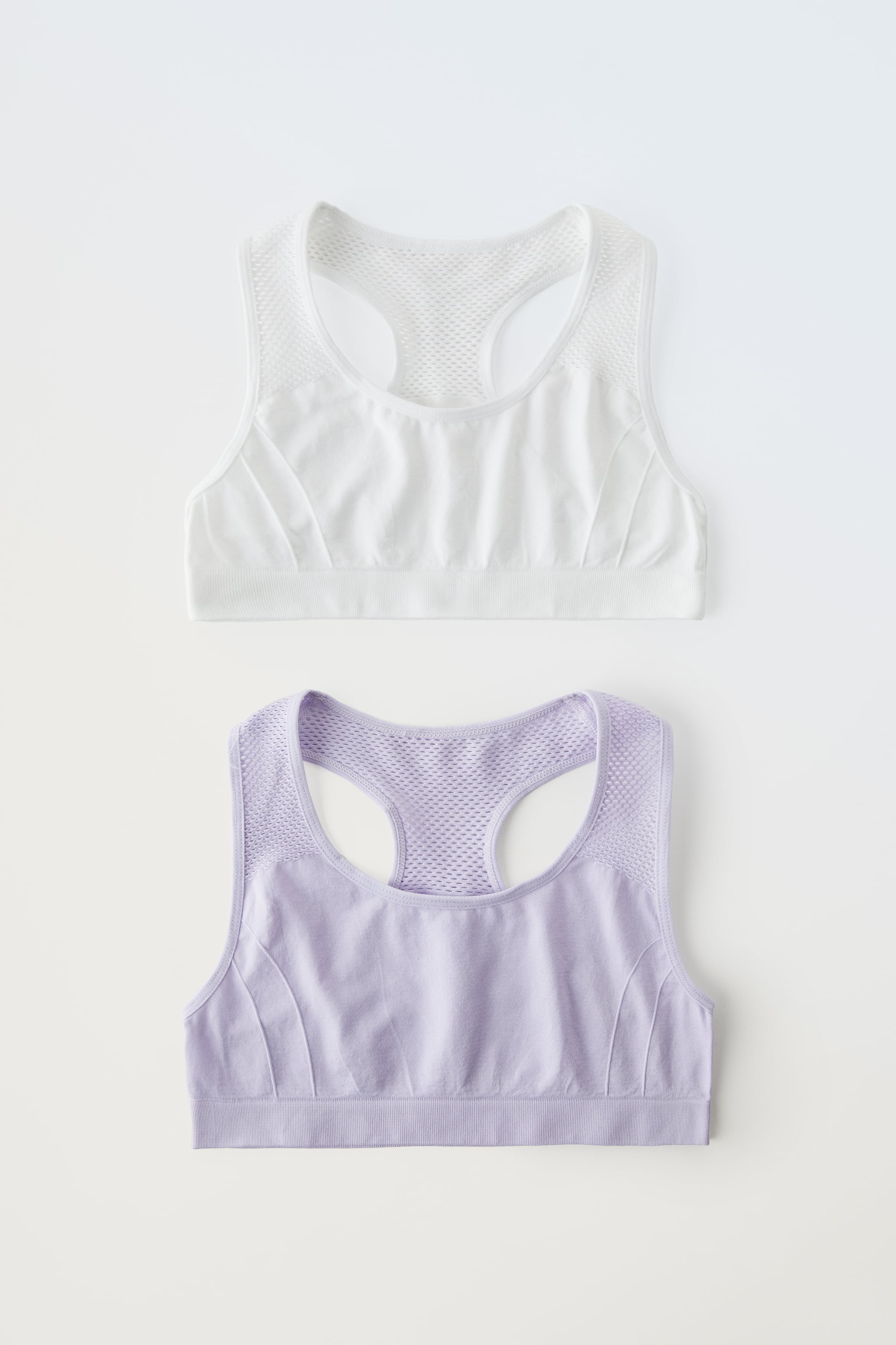 9-14 YEARS/ TWO-PACK OF SEAMLESS SPORT BRALETTES