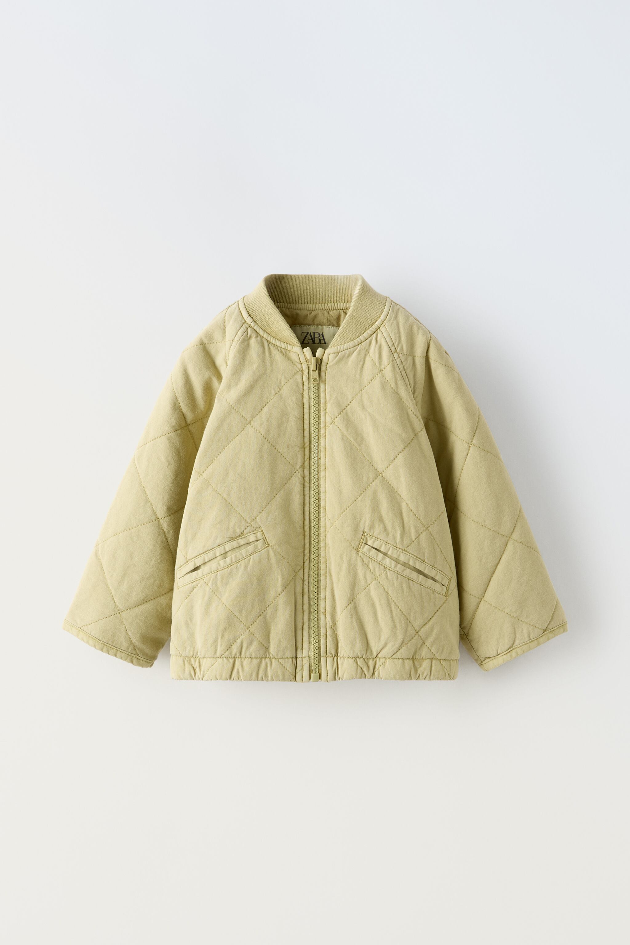 QUILTED GARMENT DYED BOMBER