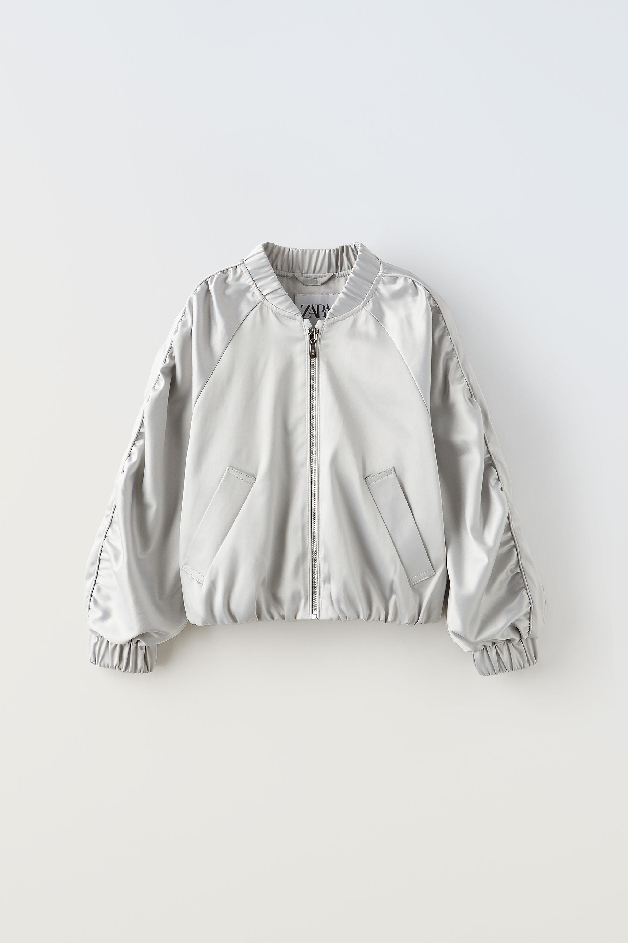 SATEEN BOMBER JACKET
