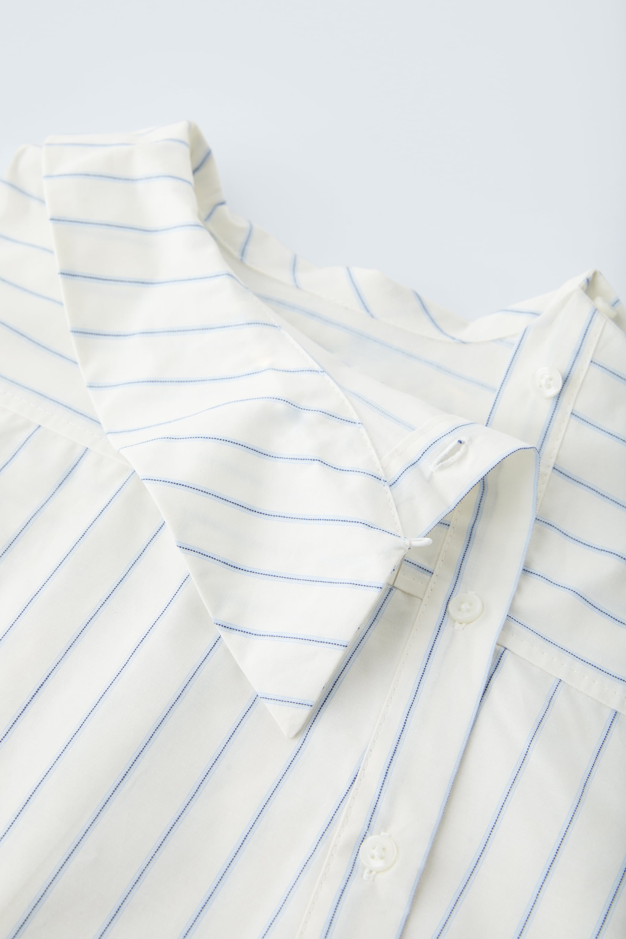STRIPED COLLARED SHIRT