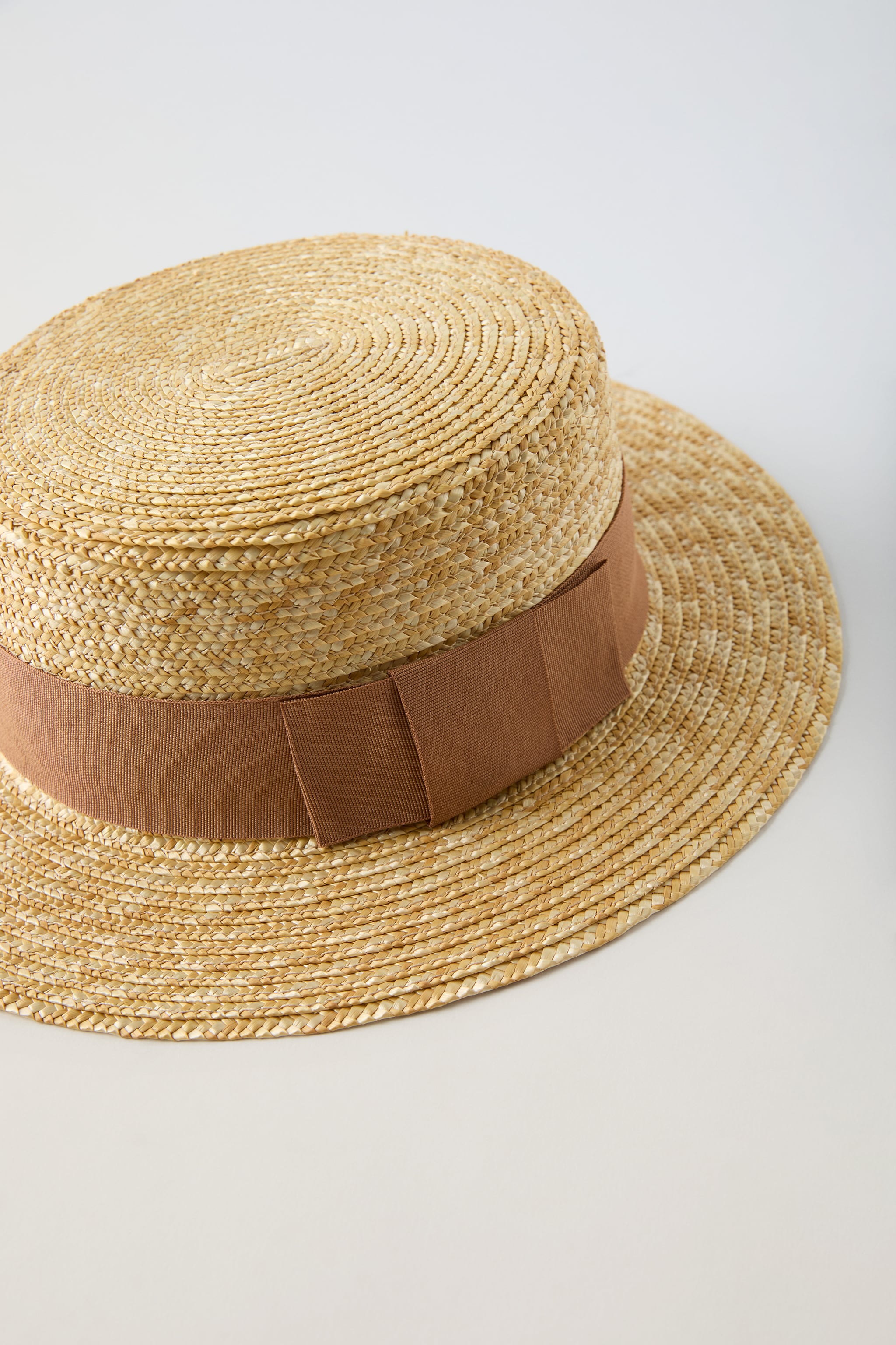 BOW BOATER HAT