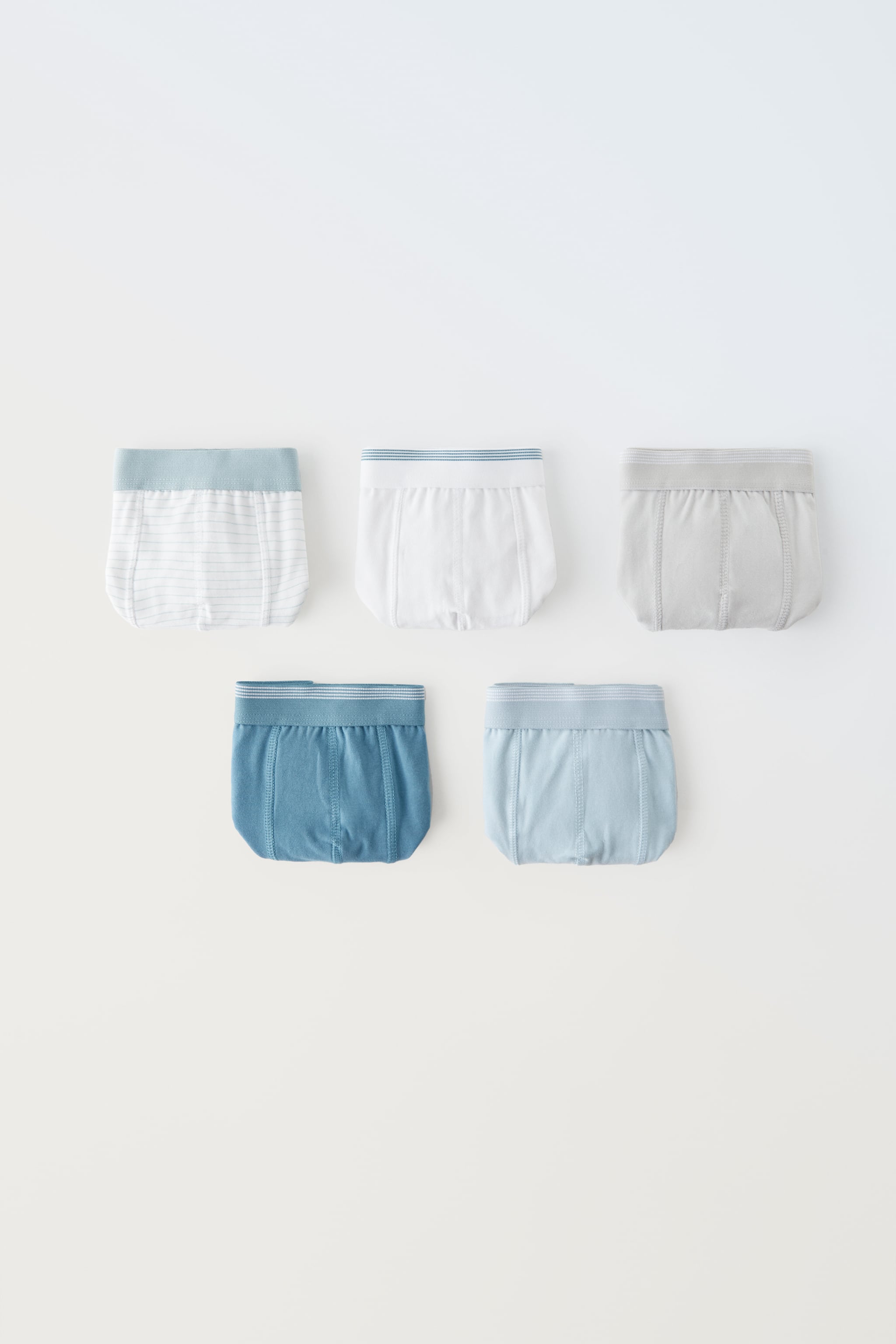 6-14 YEARS/ FIVE-PACK OF STRIPED BOXERS