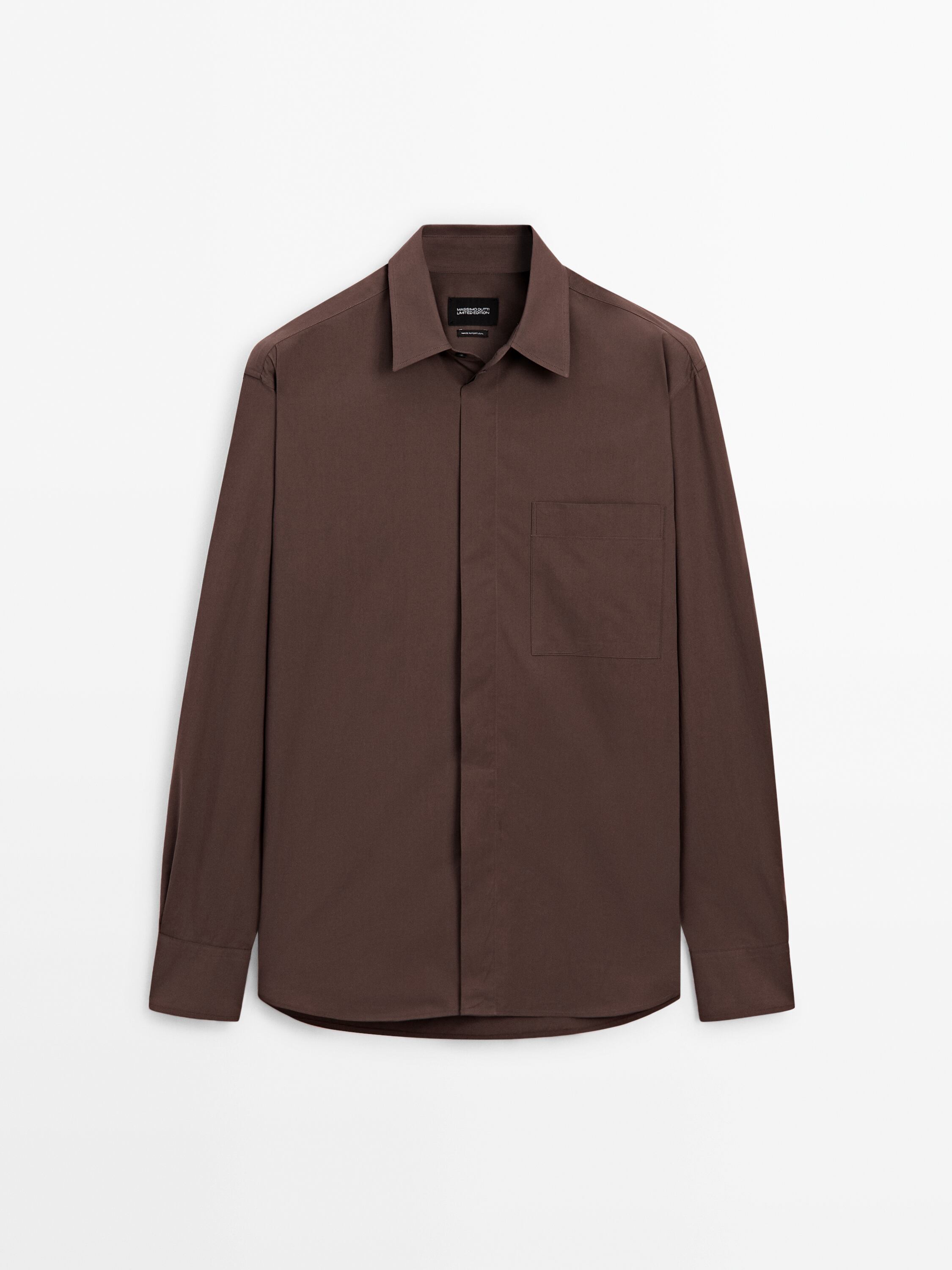 Relaxed fit poplin shirt with pocket - Limited Edition