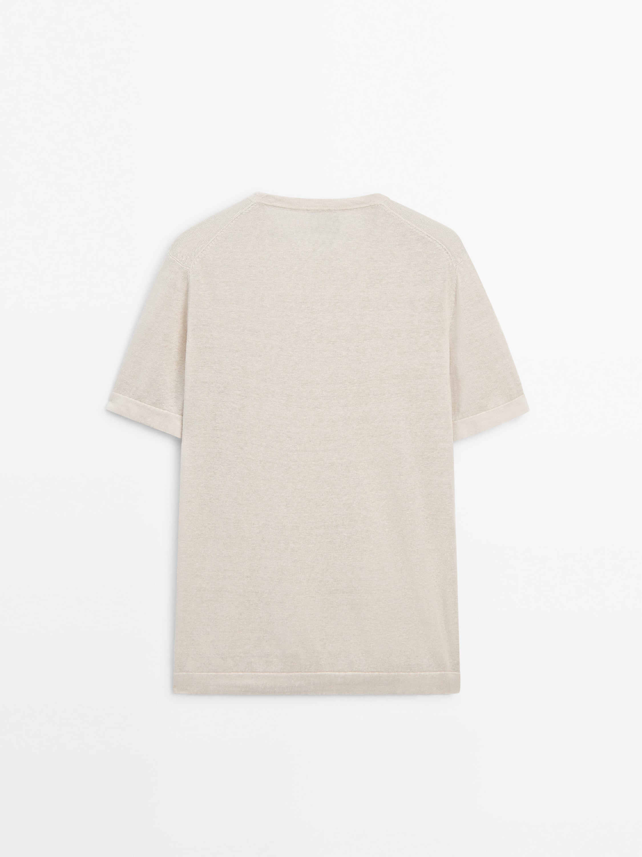 Knit short sleeve linen sweater - Limited Edition