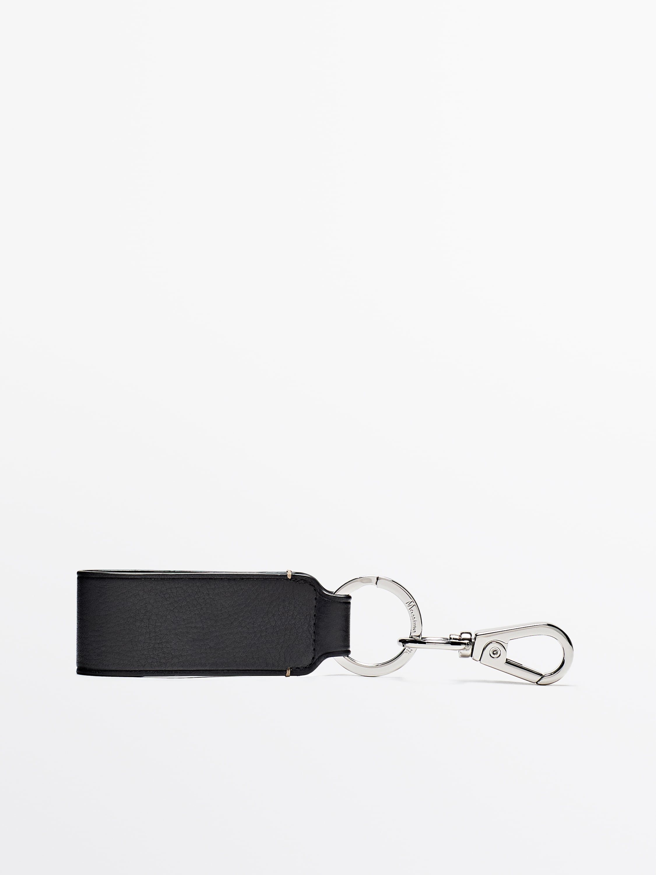 Leather key ring with lobster clasp