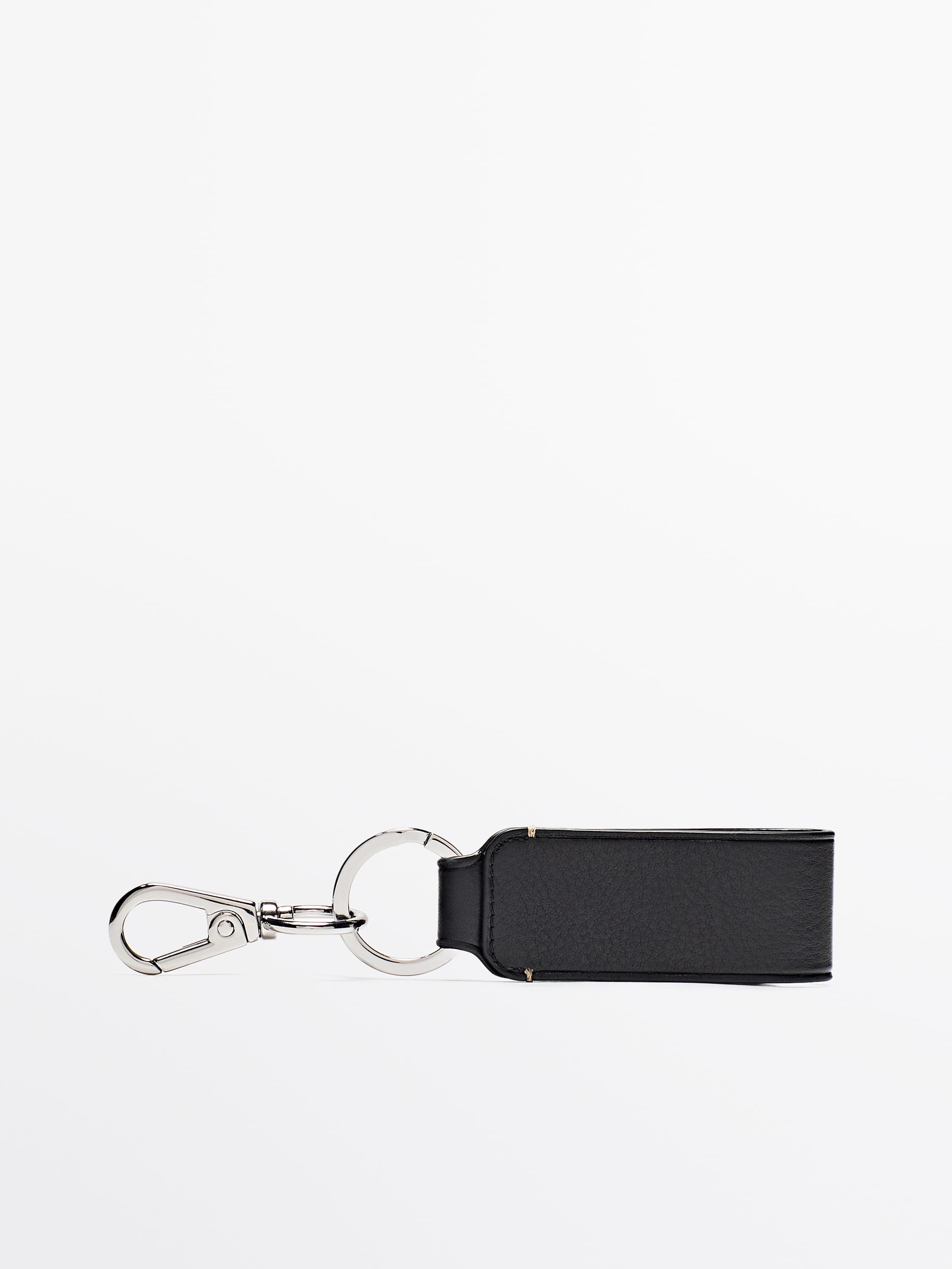 Leather key ring with lobster clasp