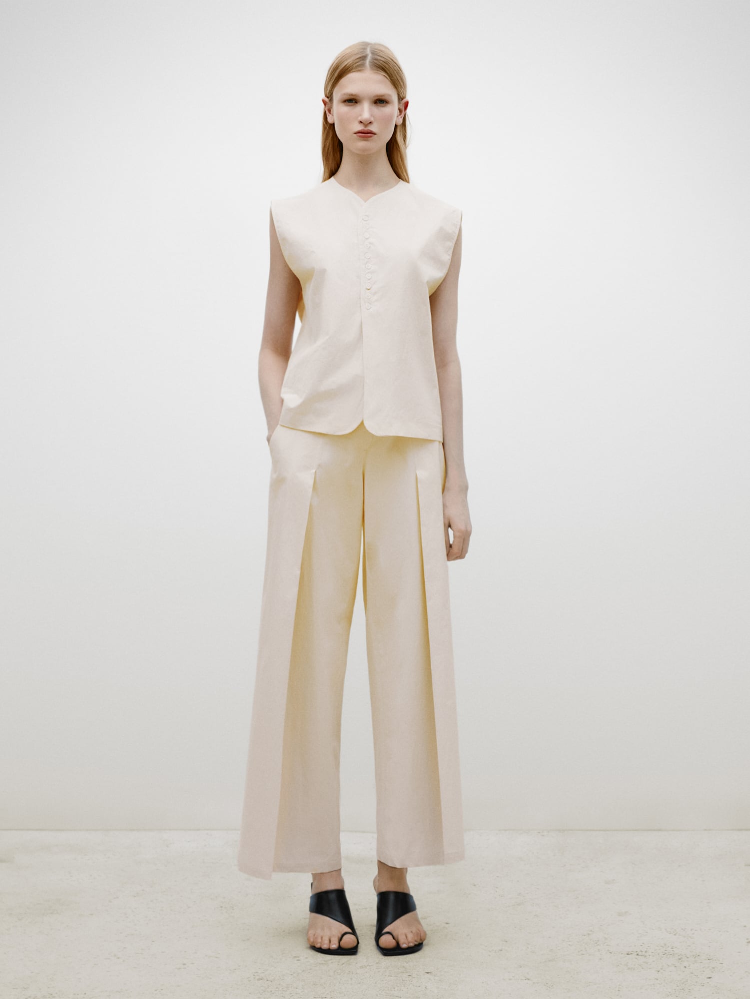 Faded wide-leg trousers - Limited Edition