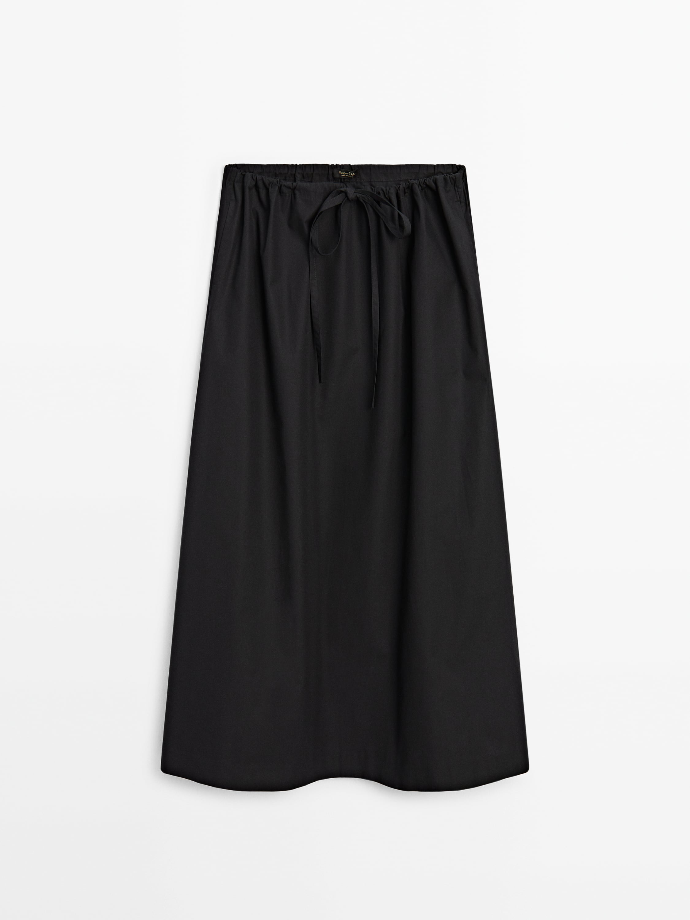 100% cotton poplin skirt